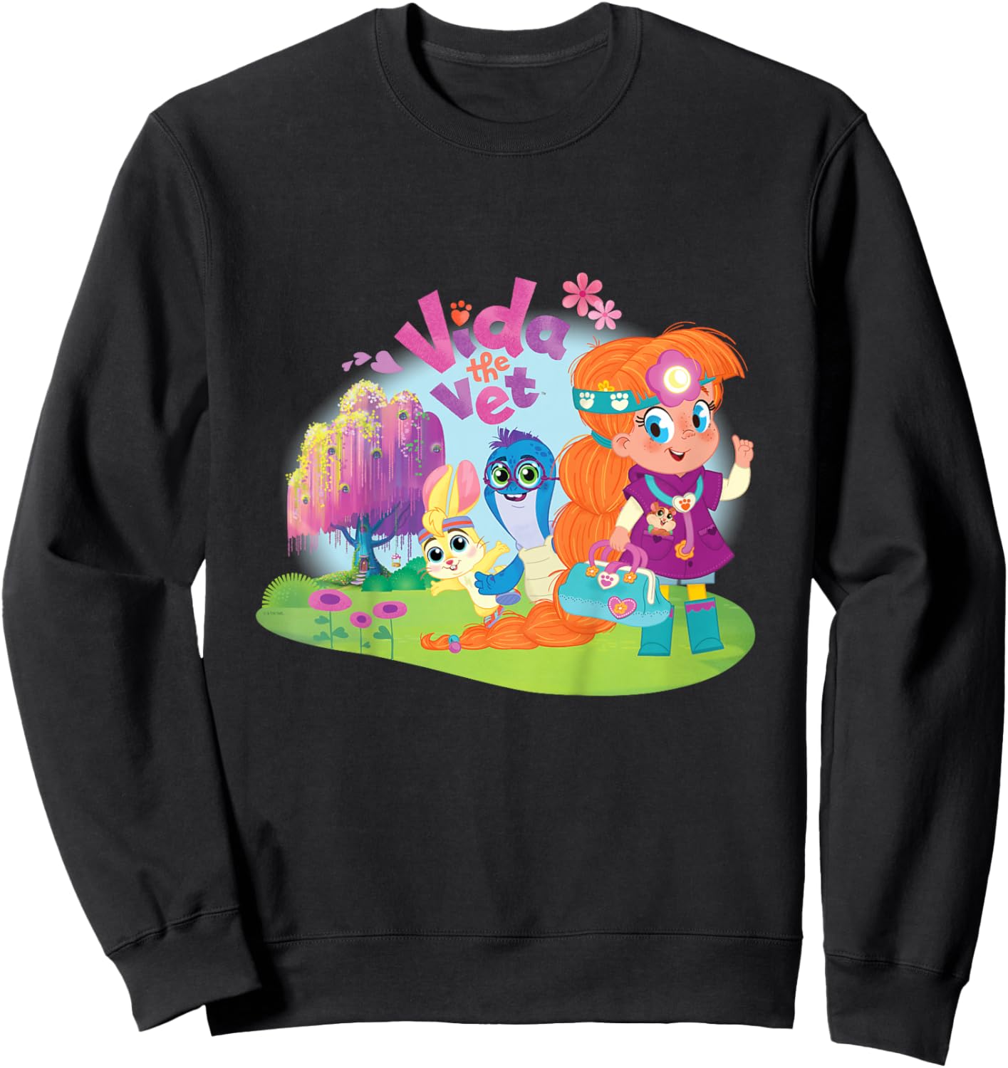Vida The Vet, Vida and Friends, Graphic Logo Sweatshirt - Sweatshirt | Black