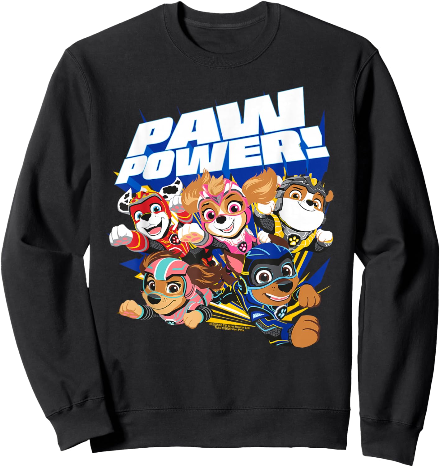 PAW Patrol: The Mighty Movie Paw Power Group Sweatshirt - Sweatshirt | Black