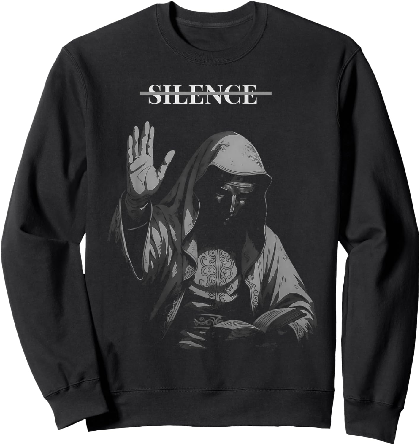 Sliver Mask King Baldwin IV Meme The Leper King Warrior Sweatshirt - Sweatshirt | Black