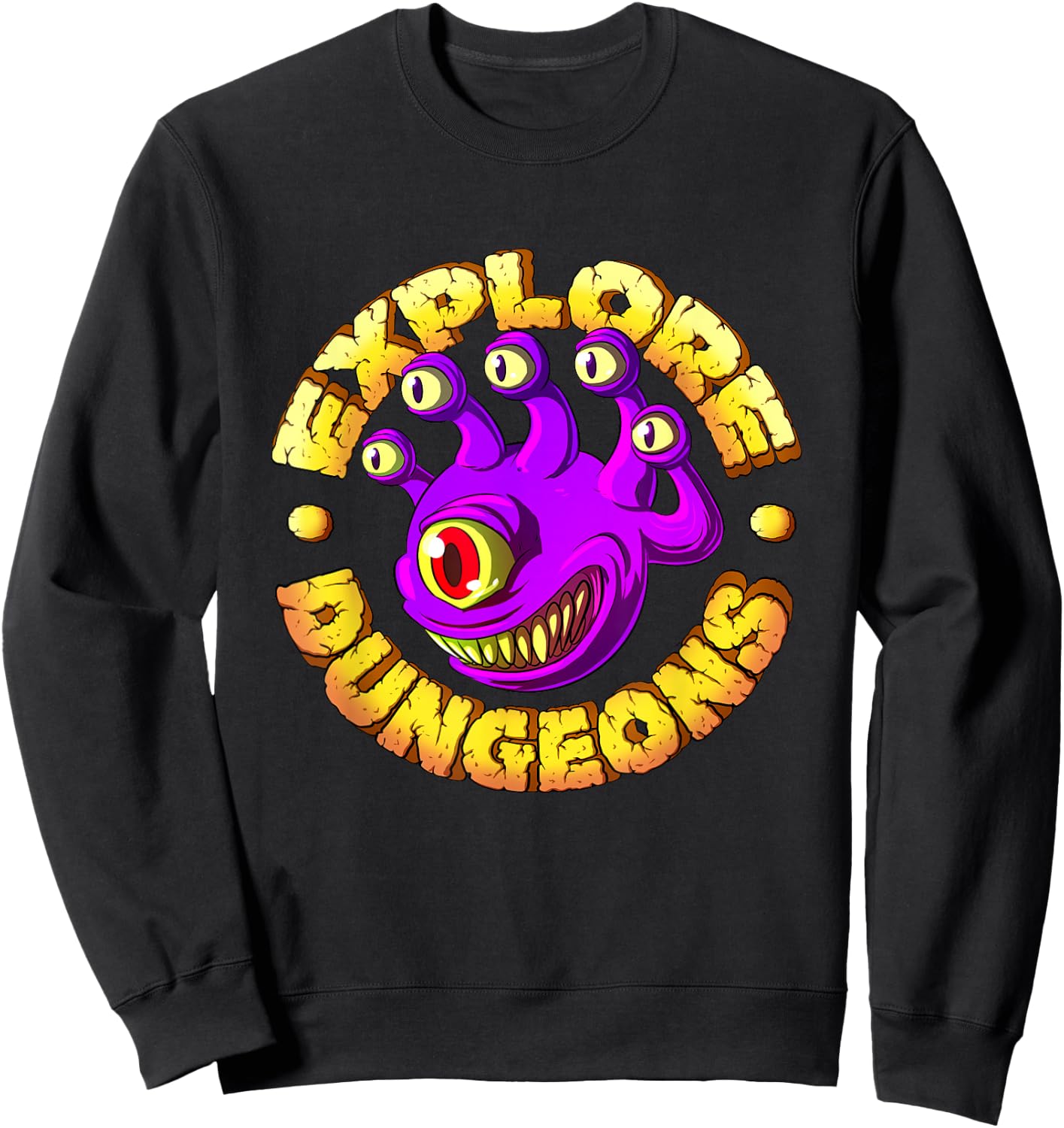 Explore Dungeons - Beholder Sweatshirt - Sweatshirt | Black