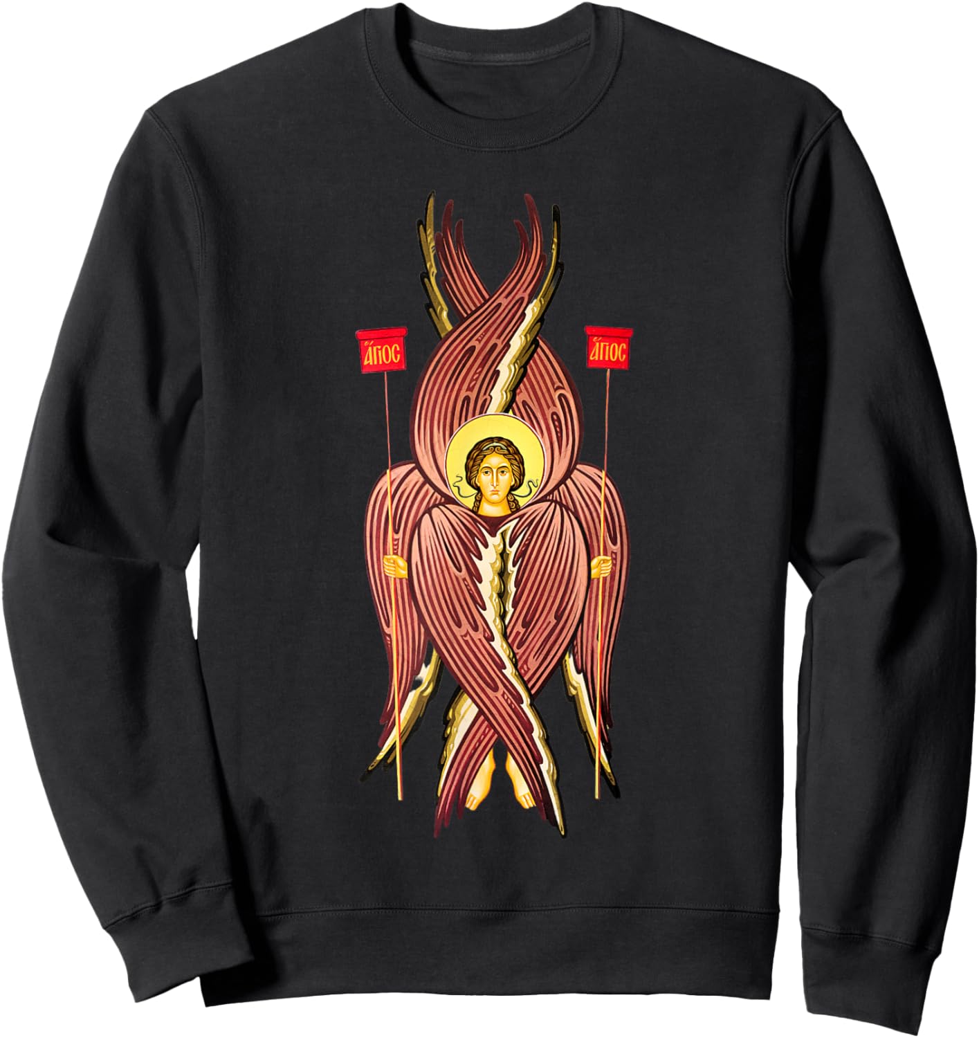 Angel Hierarchy Seraphim Sweatshirt - Sweatshirt | Black