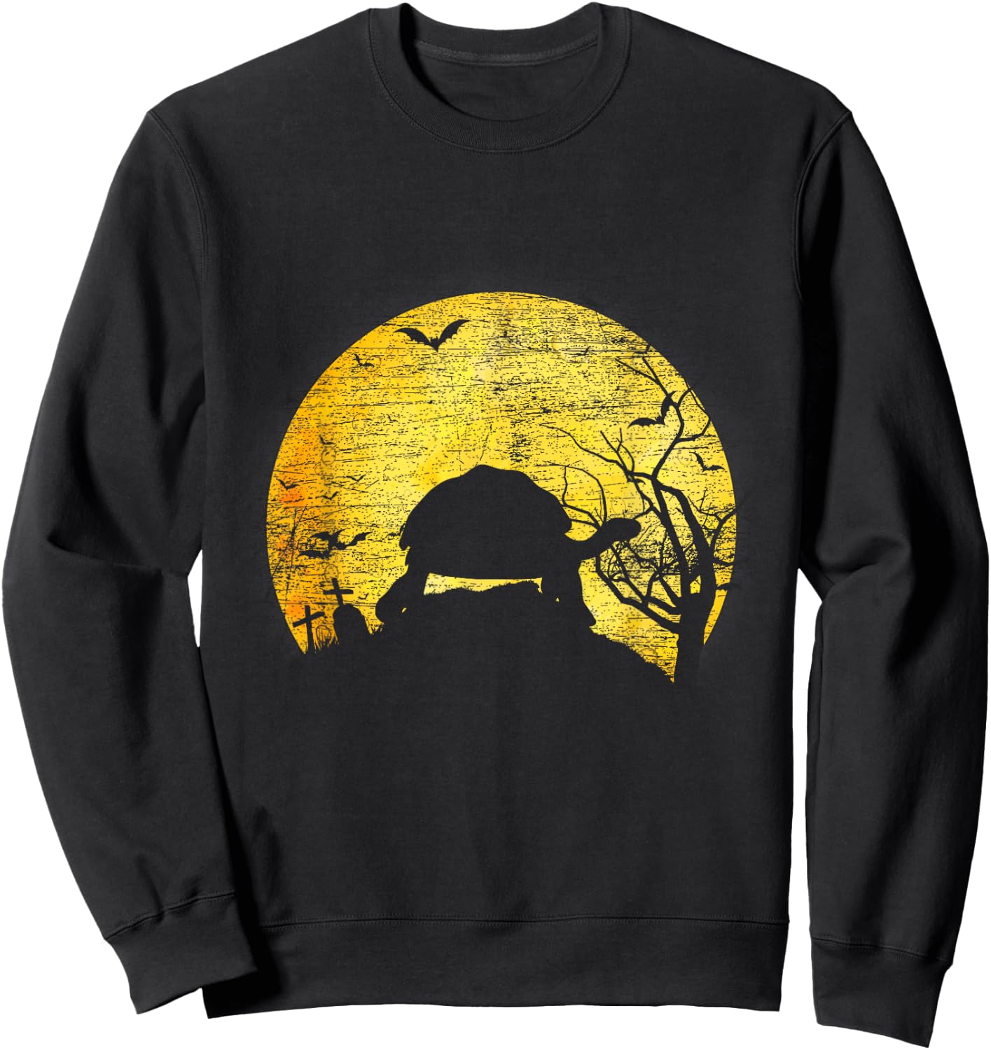 Spooky Halloween Costume Sea Animal Zoo Keeper Turtle Sweatshirt - Sweatshirt | Black