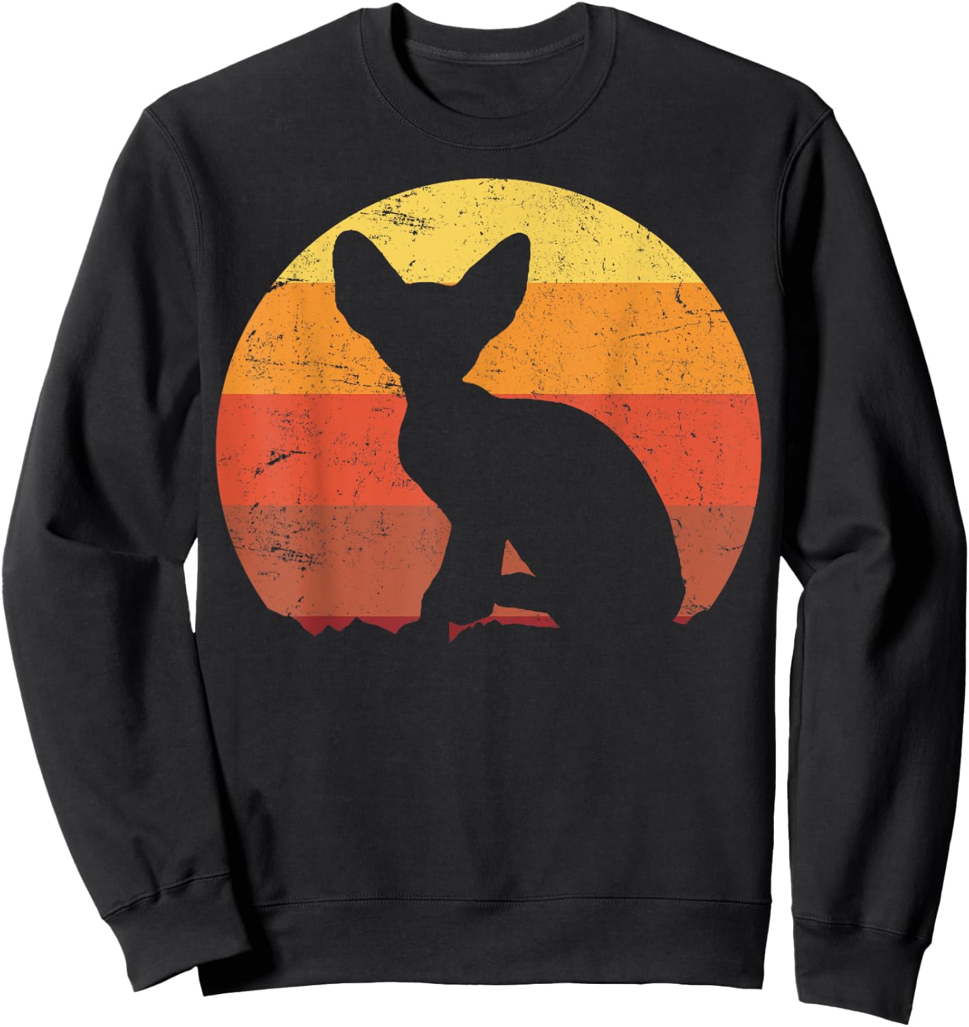 Sphynx Cat Sweatshirt - Sweatshirt | Black