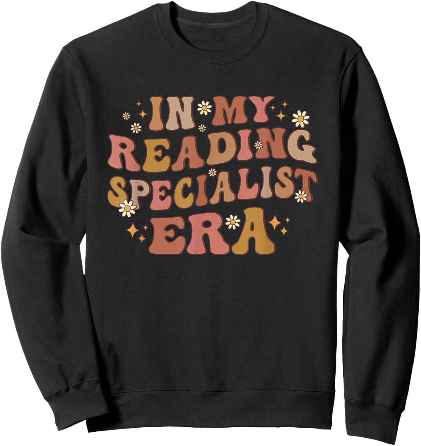 In My Reading Specialist Era Sweatshirt - Sweatshirt | Black