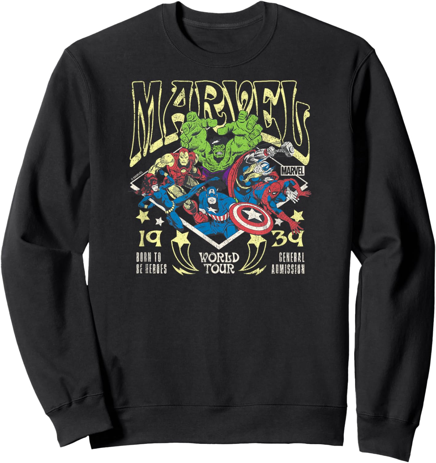 Marvel - Concert Sweatshirt - Sweatshirt | Black