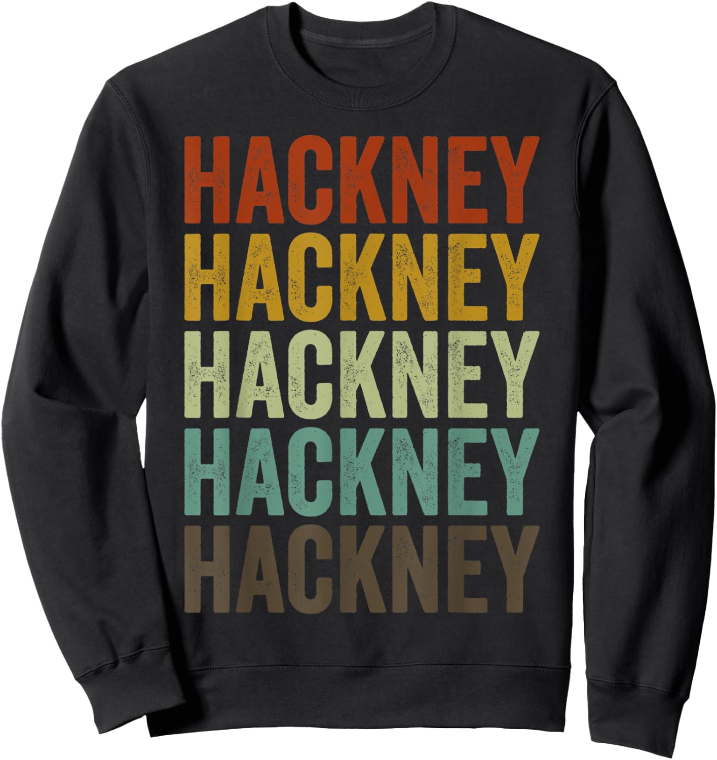 Hackney Horse Retro Sweatshirt - Sweatshirt | Black
