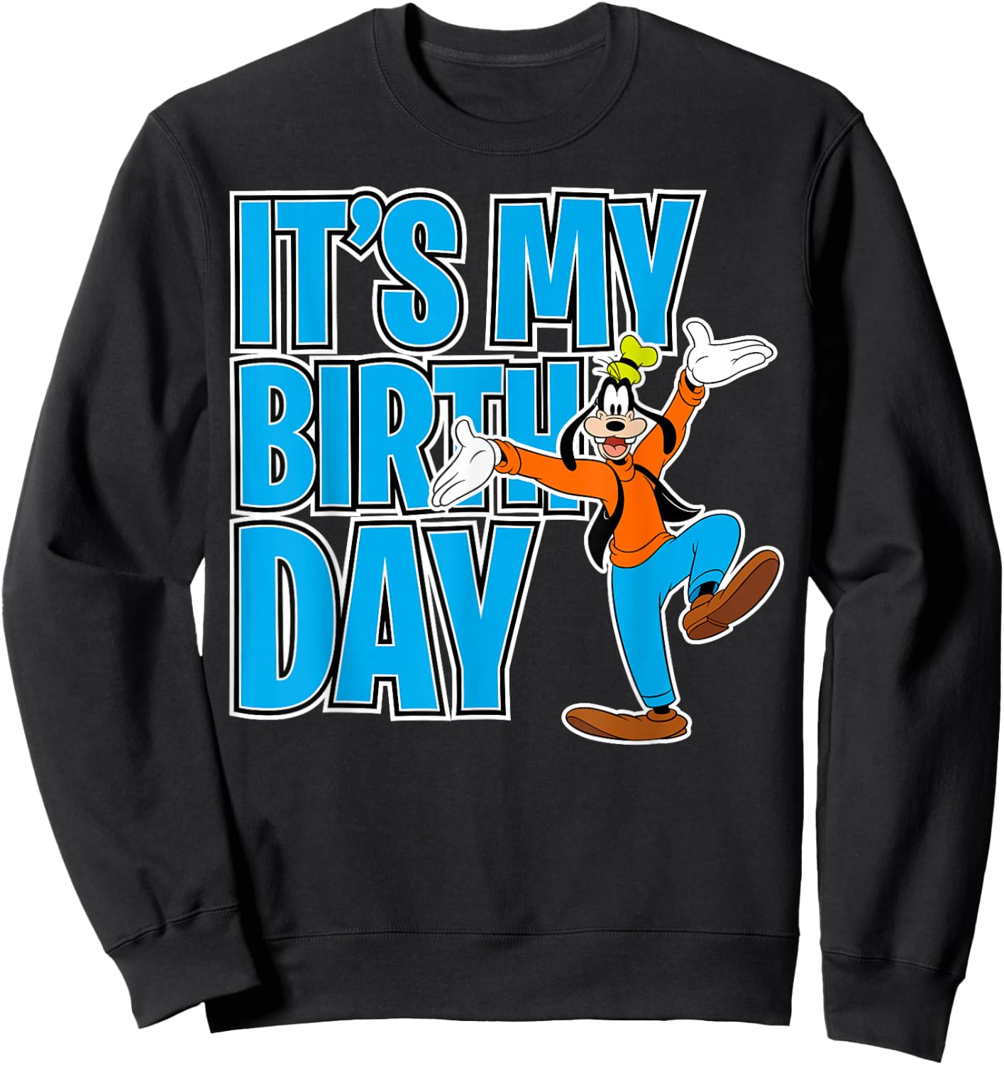 Disney - Goofy Birthday Sweatshirt - Sweatshirt | Black