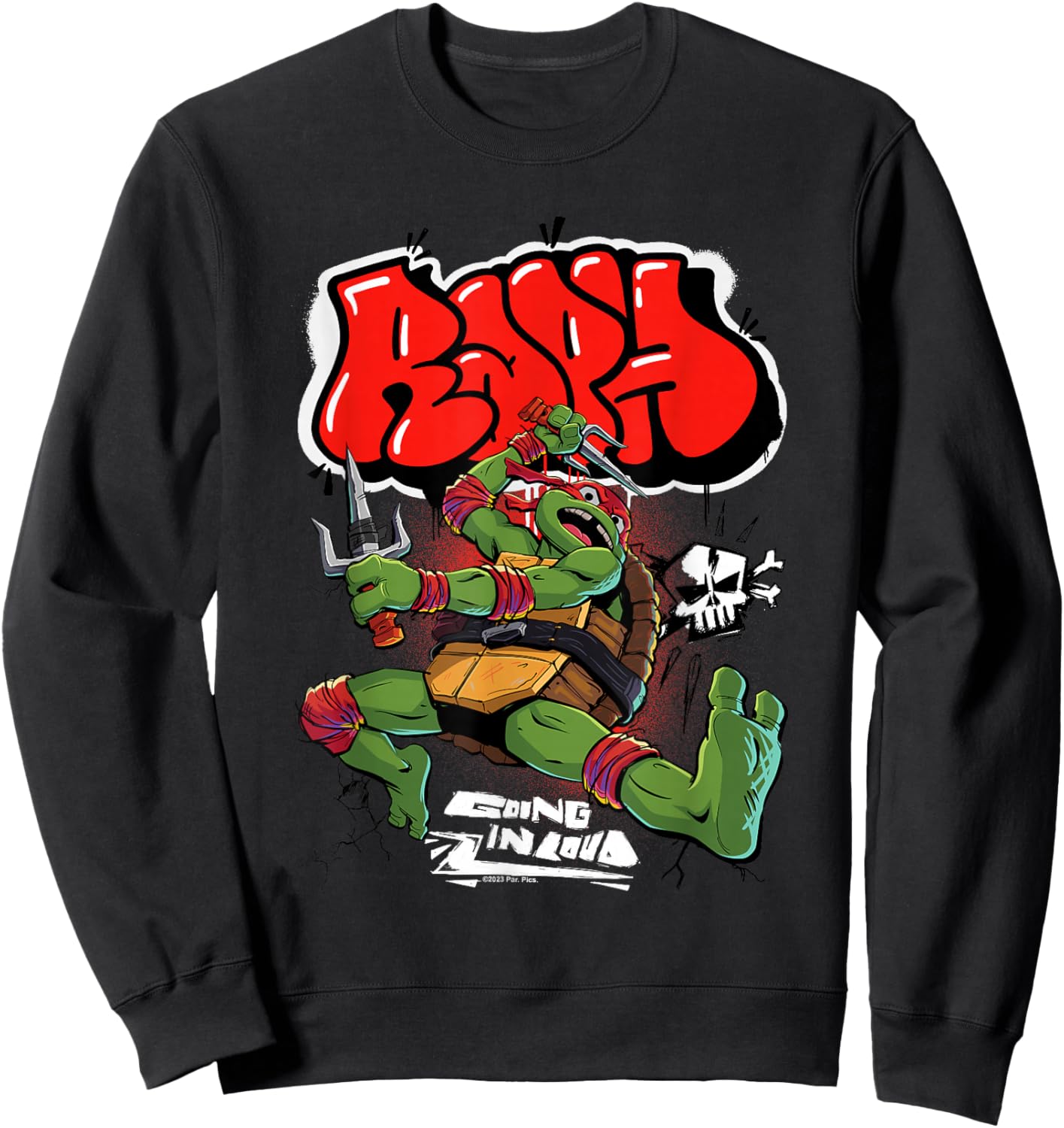 Teenage Mutant Ninja Turtles: Mutant Mayhem Raph Ninja Sweatshirt - Sweatshirt | Black