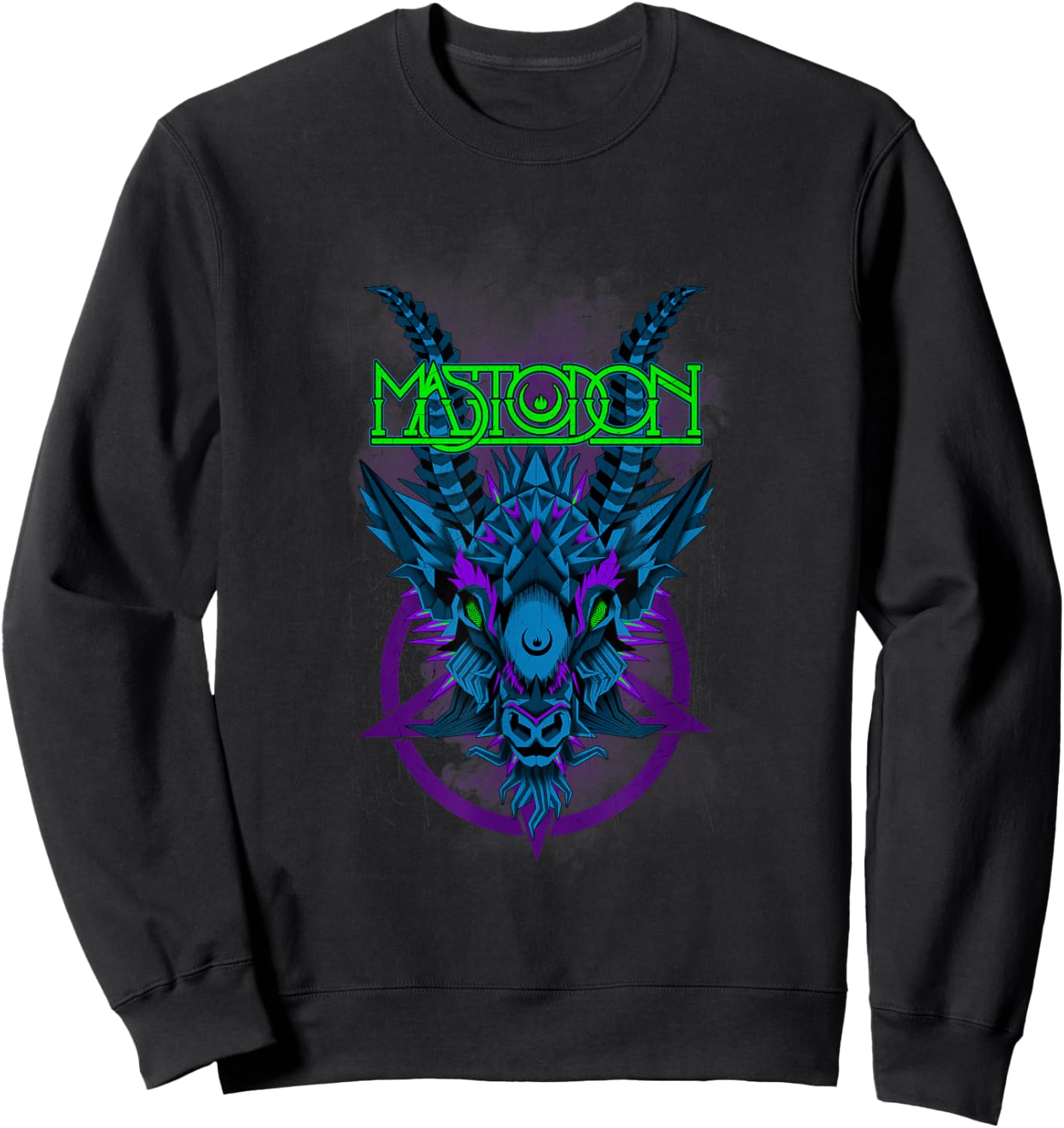 Mastodon Blue Geodemon Sweatshirt - Sweatshirt | Black
