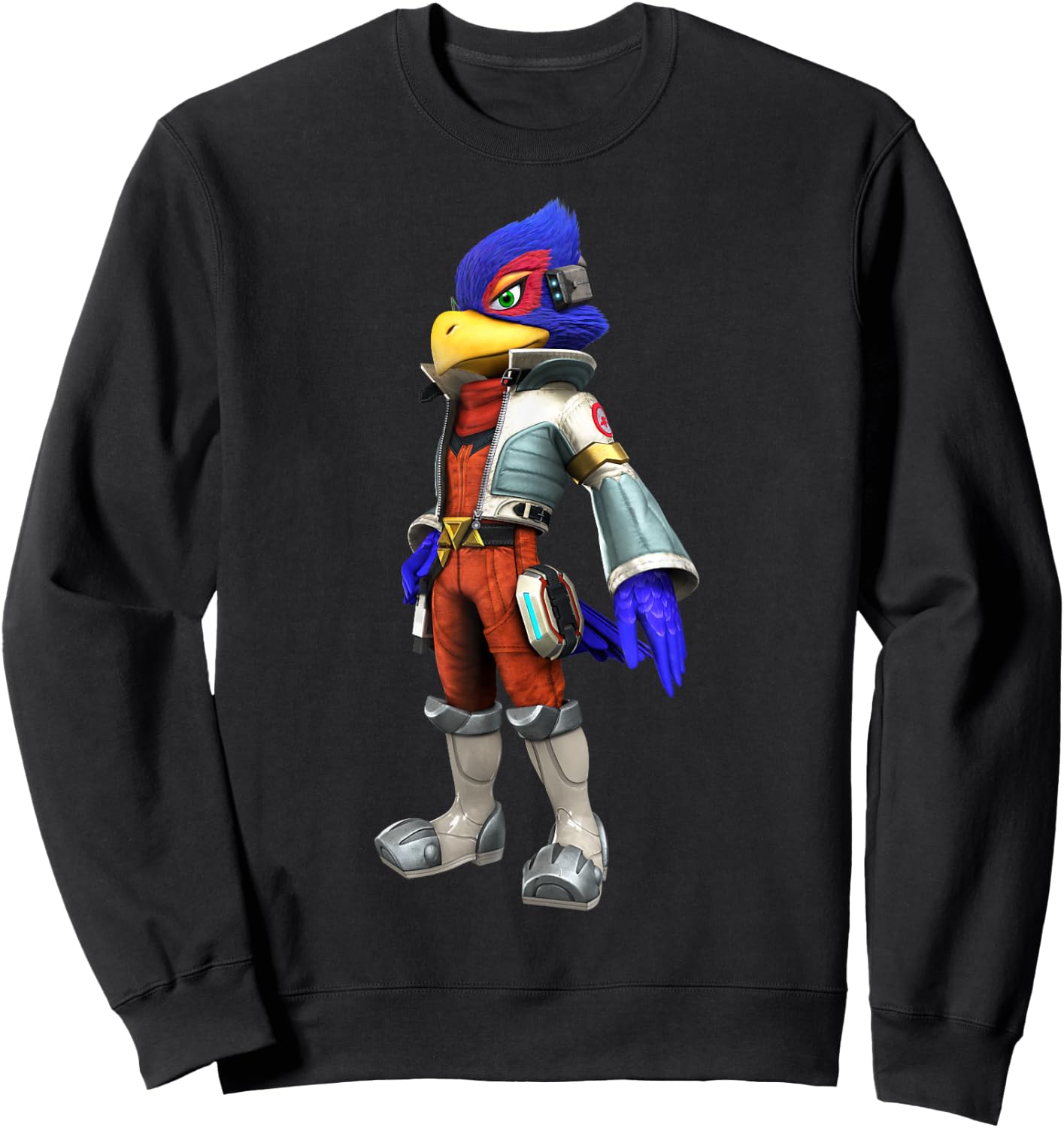 Star Fox Falco 3D Poster Sweatshirt - Sweatshirt | Black
