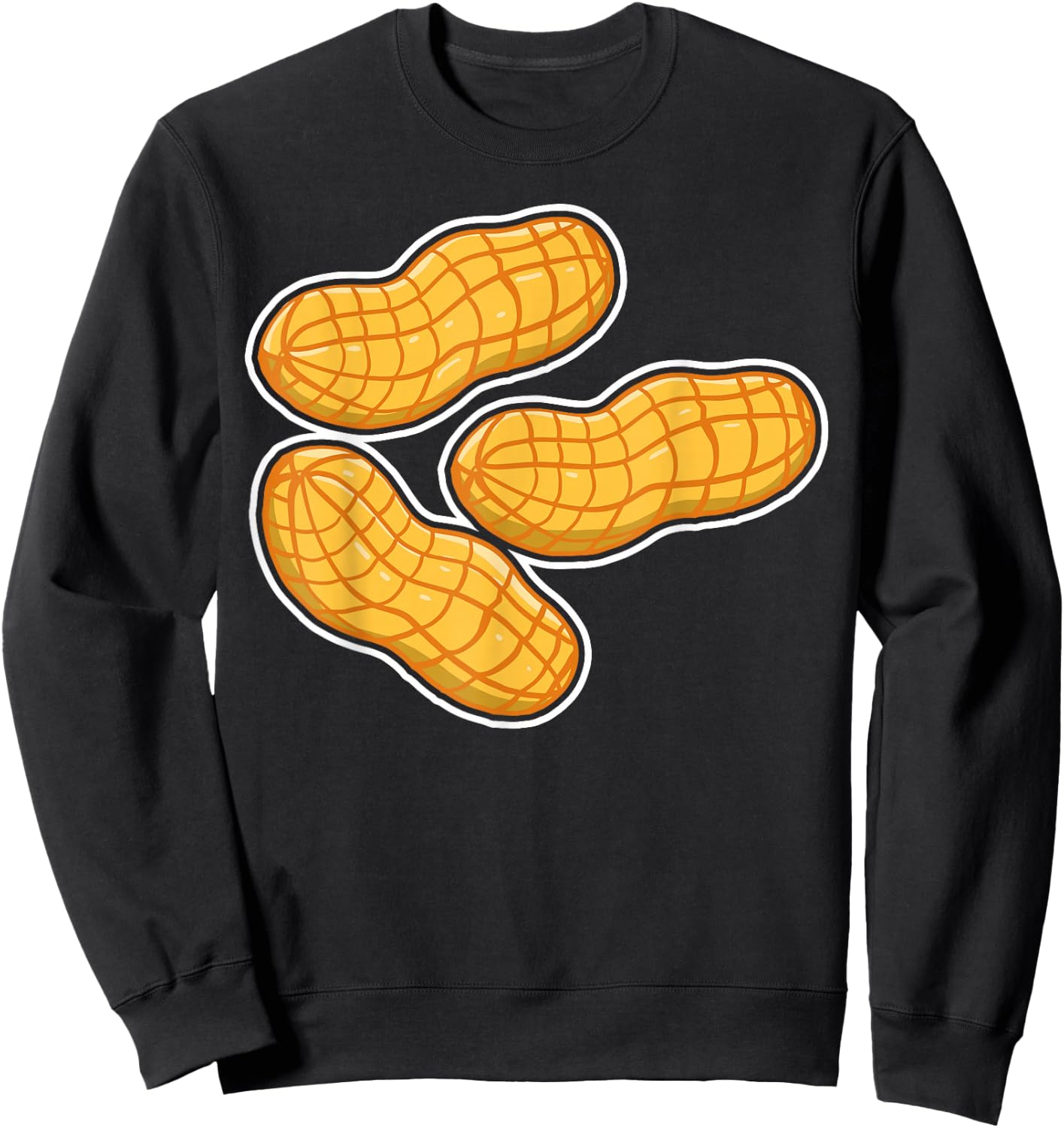 Peanut Graphic gift, Nut design, Peanut design Sweatshirt - Sweatshirt | Black