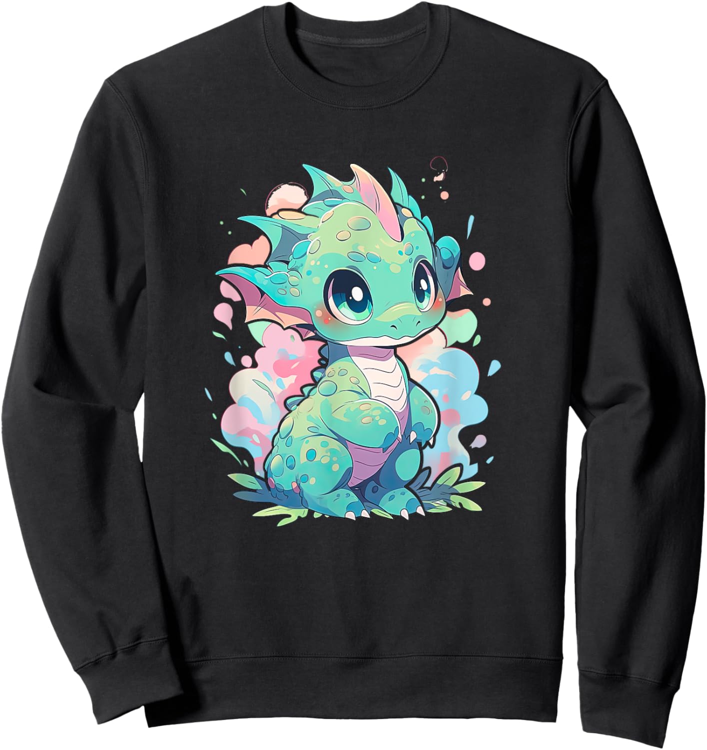 Cute Dragon funny Dragon lover baby Sweatshirt - Sweatshirt | Black