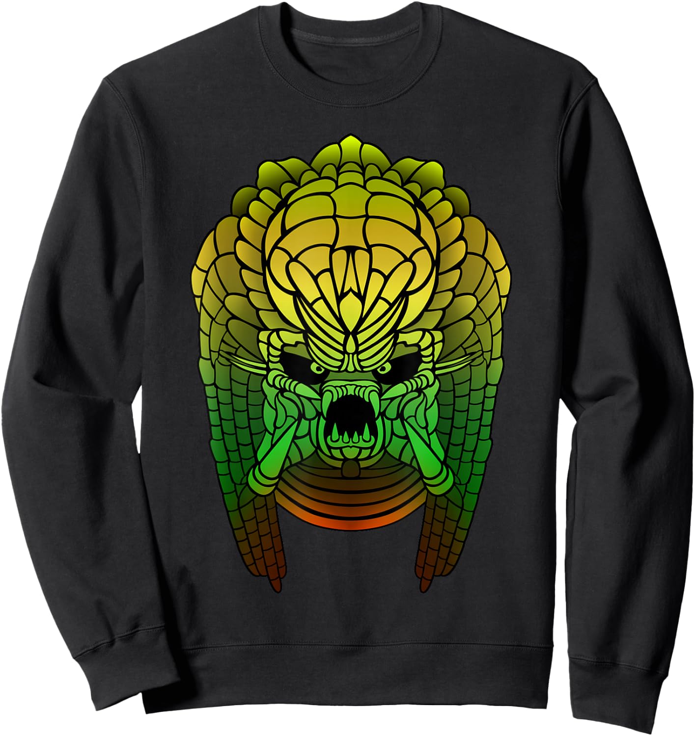 Yautja. Sci-fi monster design. Sweatshirt - Sweatshirt | Black