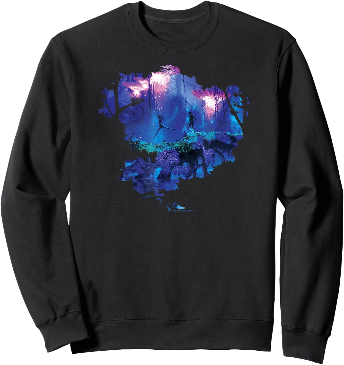 Avatar Pandora Jellyfish Forest Poster Sweatshirt - Sweatshirt | Black