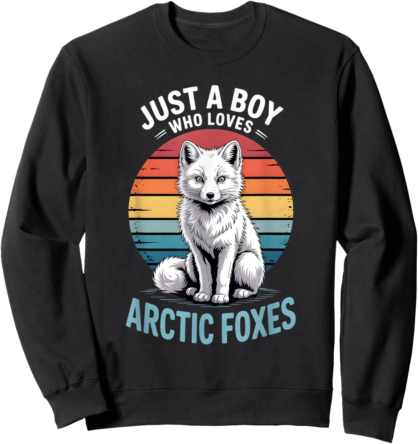 Boys Arctic Fox Sweatshirt - Sweatshirt | Black