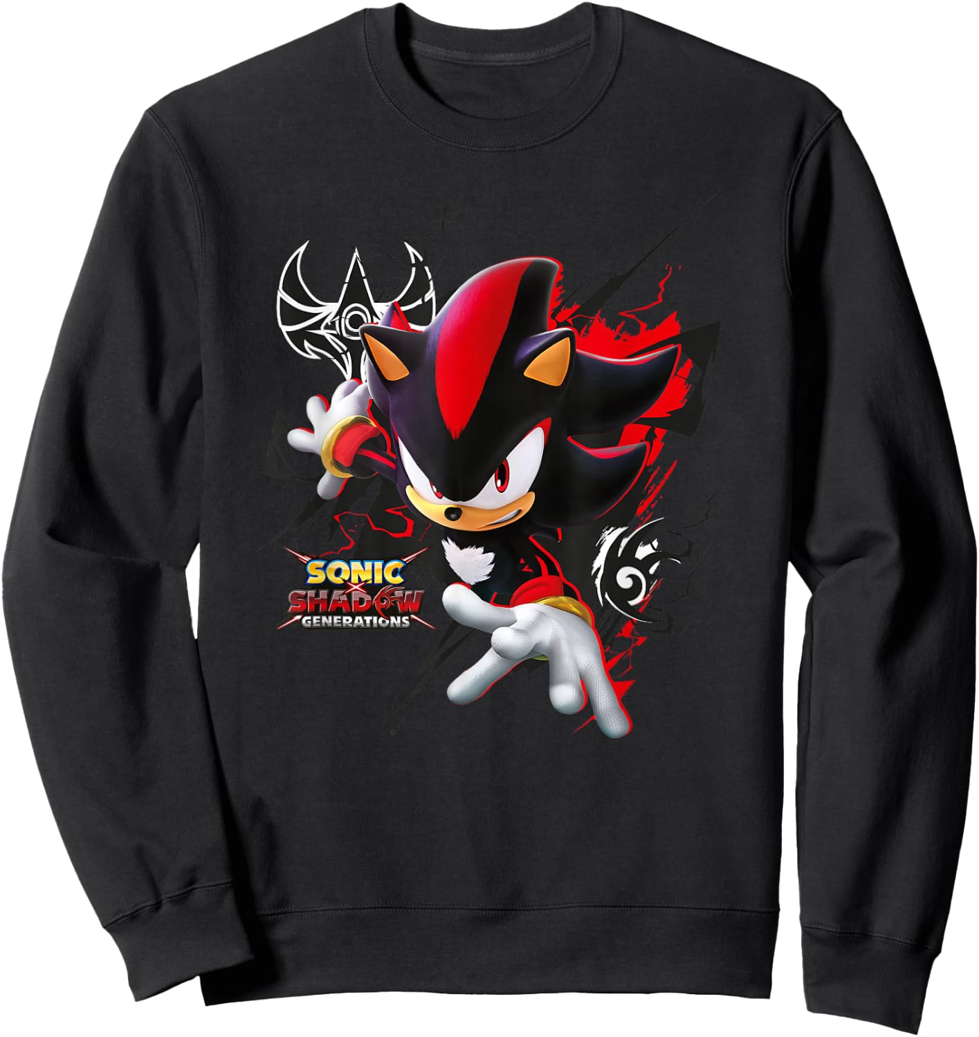 Sonic The Hedgehog, Sonic X Shadow Generations - Unleashed Sweatshirt - Sweatshirt | Black