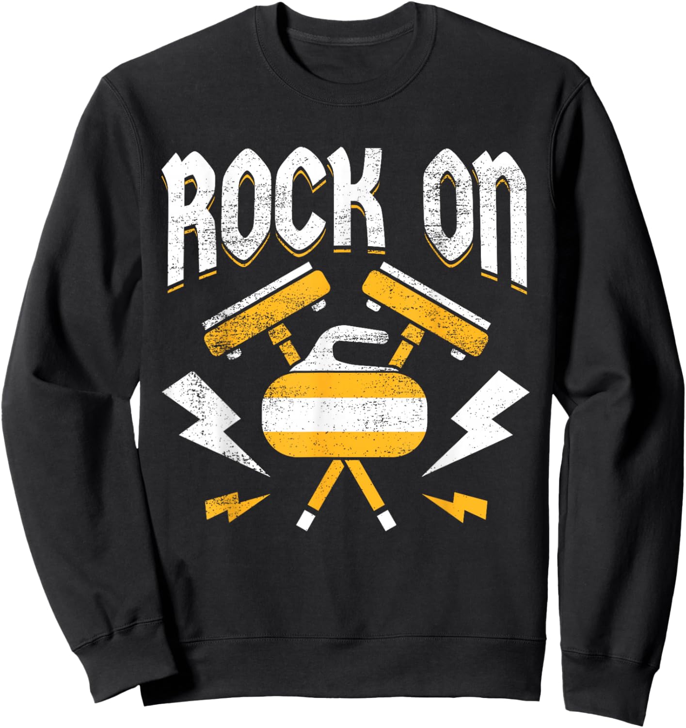 Curling Rock I Curler Saying I Curling Player Sweatshirt - Sweatshirt | Black
