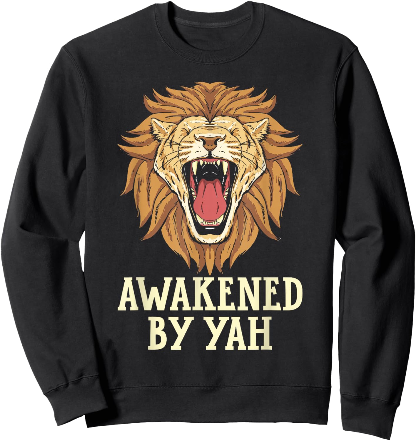 Awakened By Yah Jewish Country Israelite Israel Sweatshirt - Sweatshirt | Black
