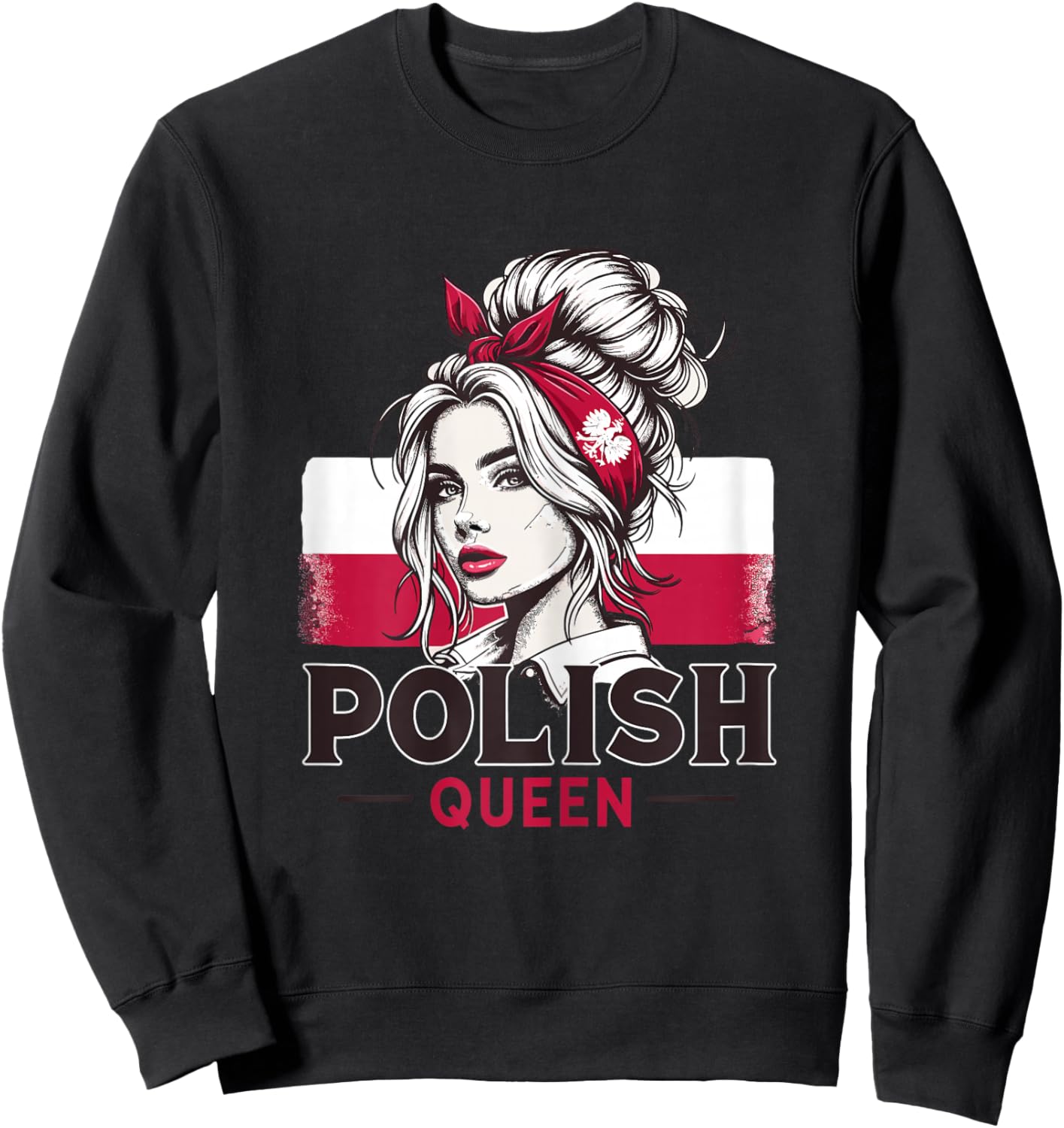 Polnische Königin Polnisch Polnisch Mädchen Polnisch Mädchen Polnisch dziewczyna Sweatshirt - Sweatshirt | Black