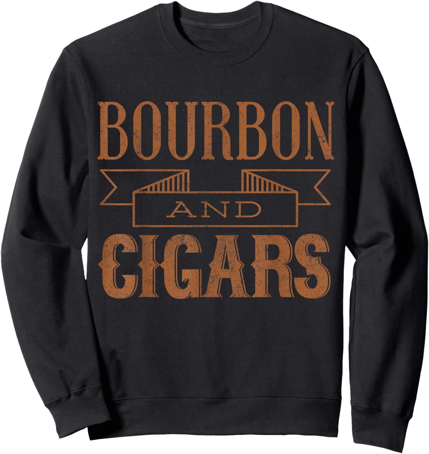 Bourbon and Cigars Gift cigar Sweatshirt - Sweatshirt | Black