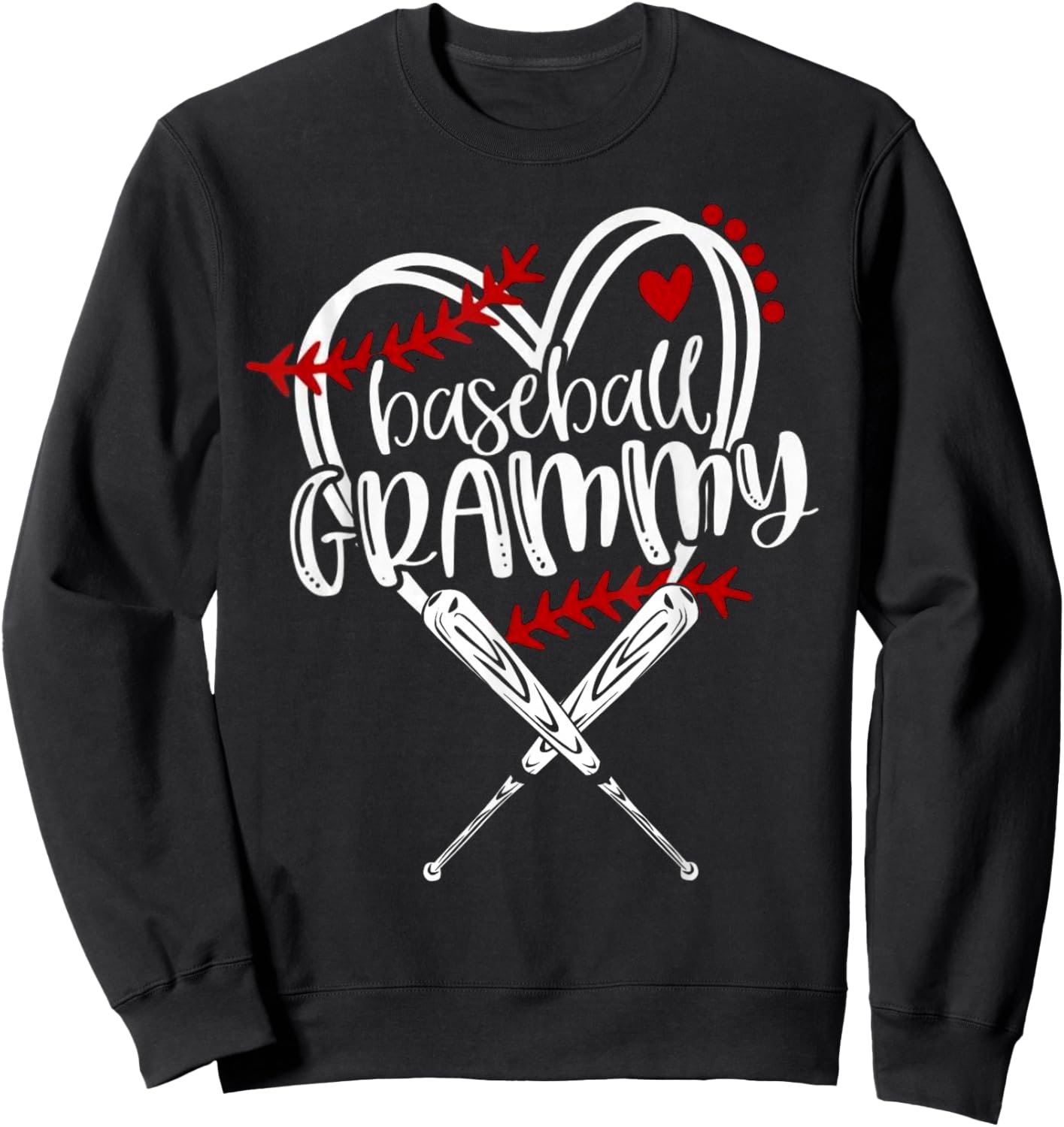 Baseball Grammy Funny Baseball Family Matching Sweatshirt - Sweatshirt | Black