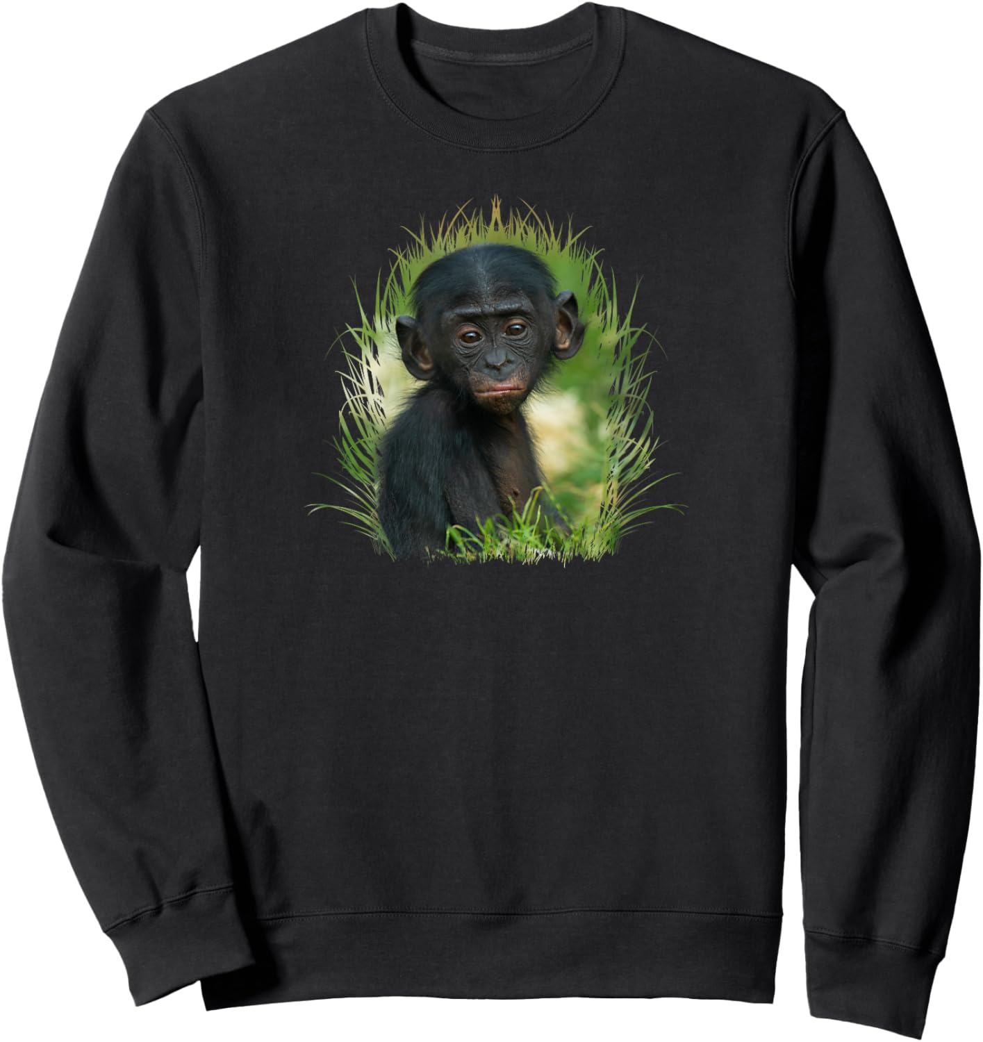 Baby Bonobo Ape Sweatshirt - Sweatshirt | Black
