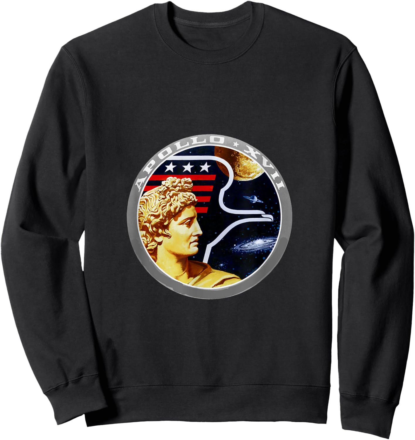 NASA Apollo 17 Apollo's 50th Anniversary Sweatshirt - Sweatshirt | Black