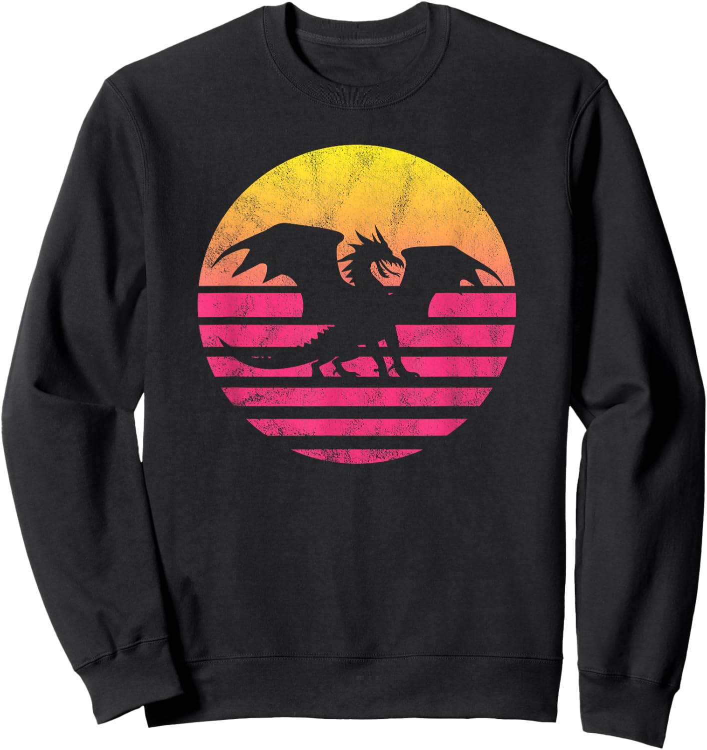 Classic Dragon Fantasy Gift Sweatshirt - Sweatshirt | Black