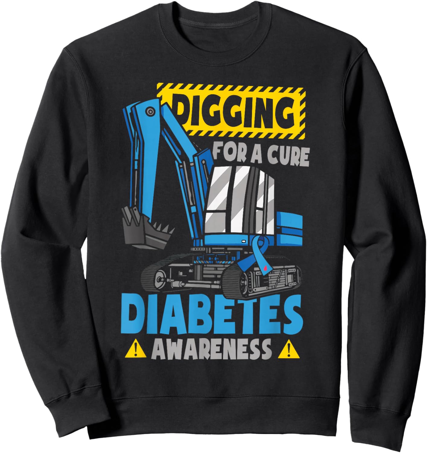 Diabetes Awareness Kids Toddler Sweatshirt - Sweatshirt | Black