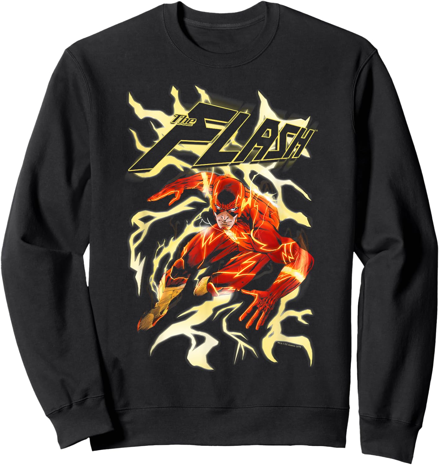 The Flash Electric Run Sweatshirt - Sweatshirt | Black