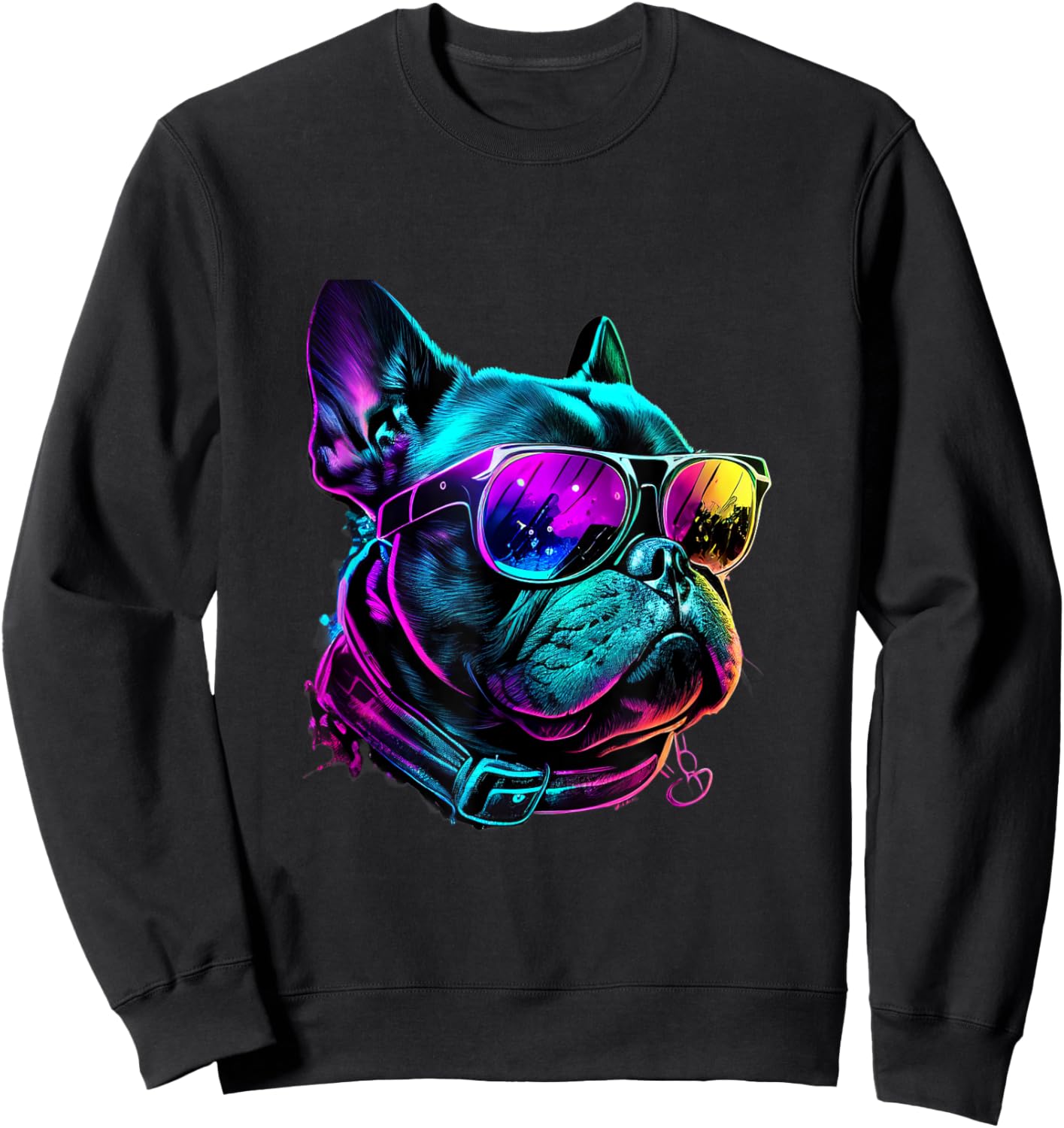 French Bulldog Dogs French Bulldogs Sweatshirt - Sweatshirt | Black