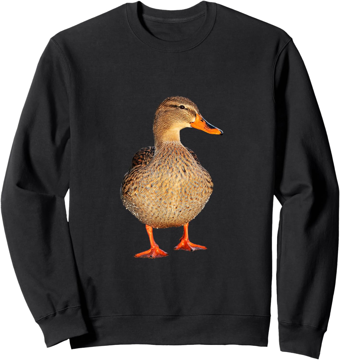 Really Like Mallard Ducks Duck Drake Banded Hen Sweatshirt - Sweatshirt | Black