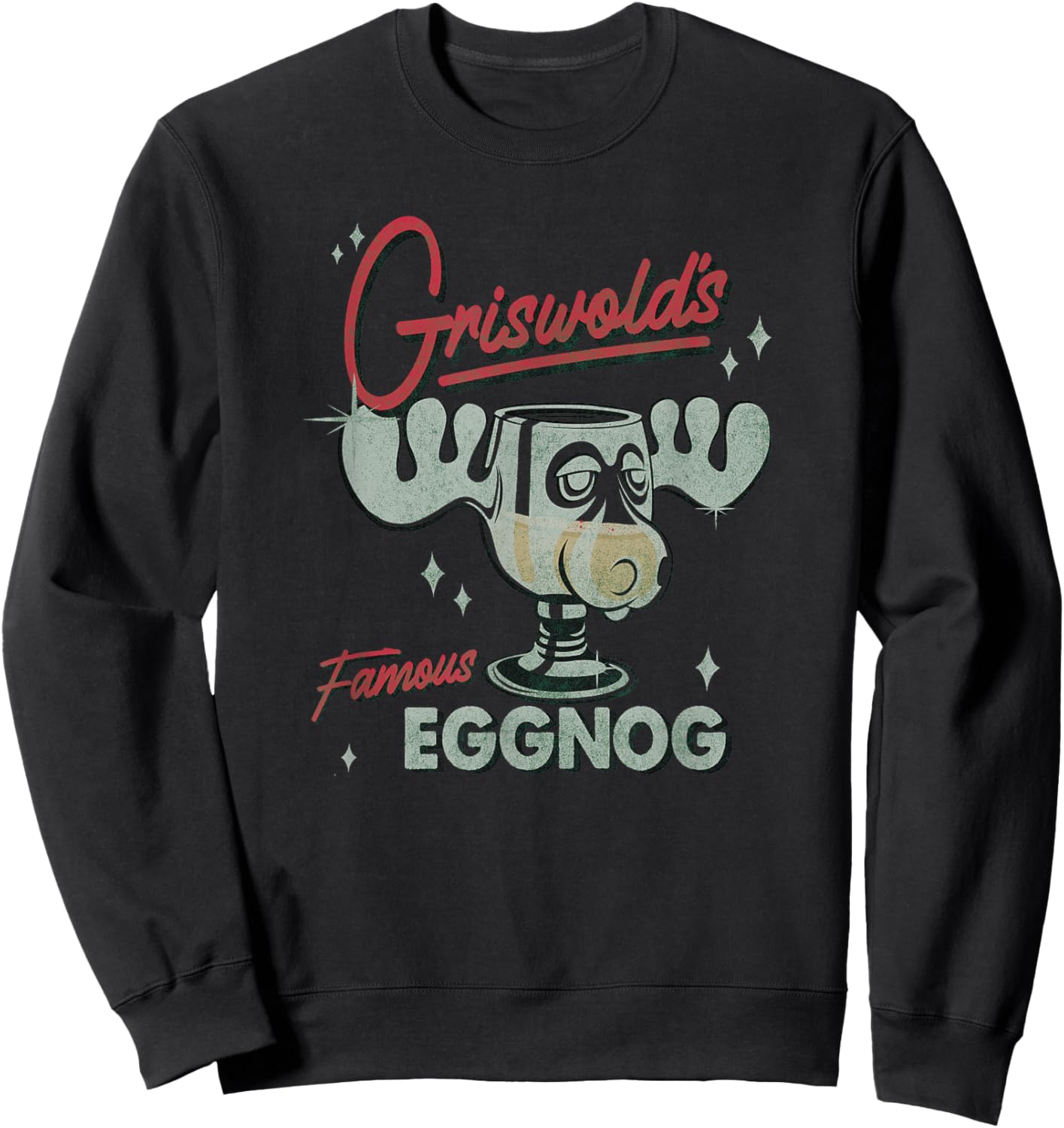 National Lampoon's Christmas Vacation Griswold's Eggnog Sweatshirt - Sweatshirt | Black