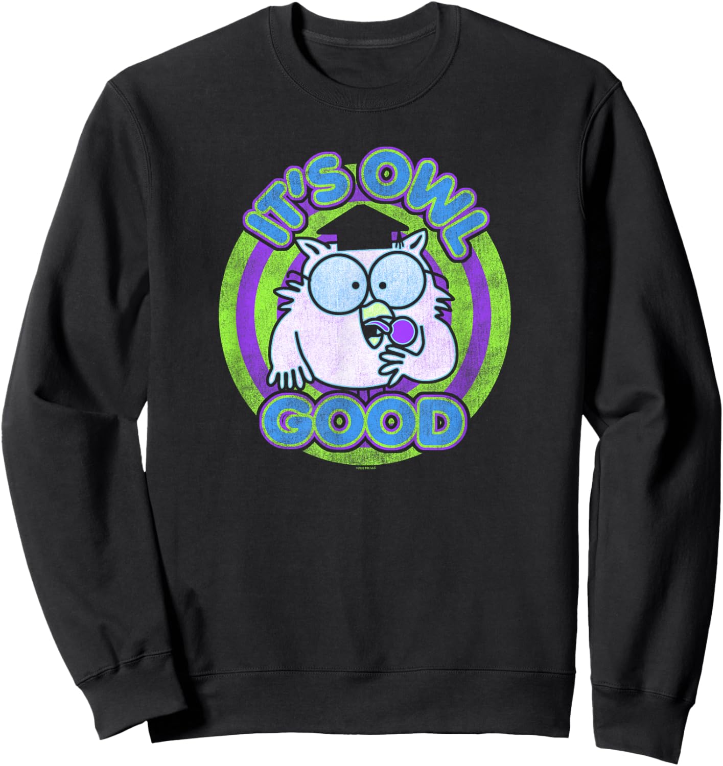 Tootsie Roll Pop It's Owl Good Logo Sweatshirt - Sweatshirt | Black