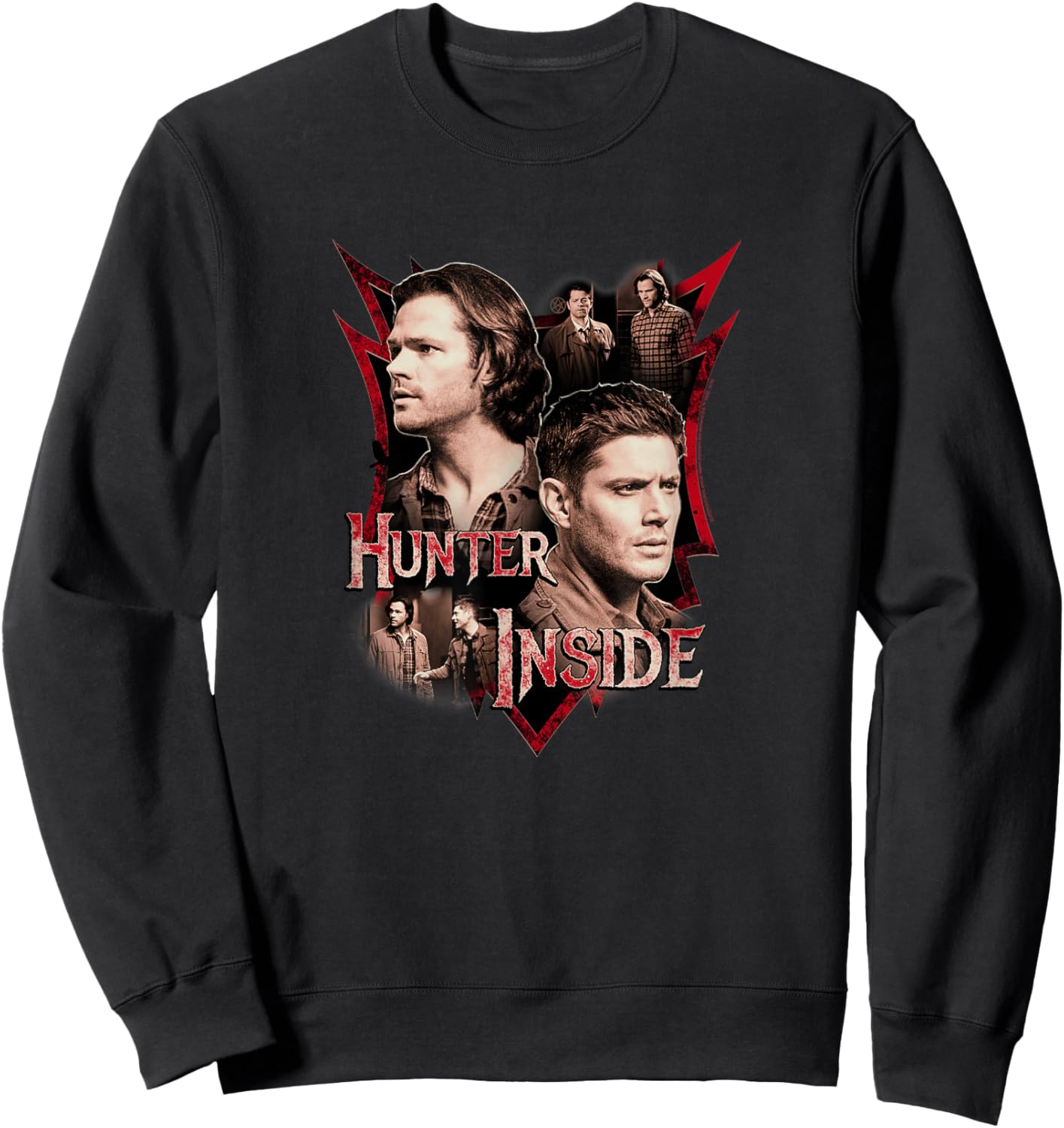Supernatural Sam & Dean Hunter Inside Sweatshirt - Sweatshirt | Black