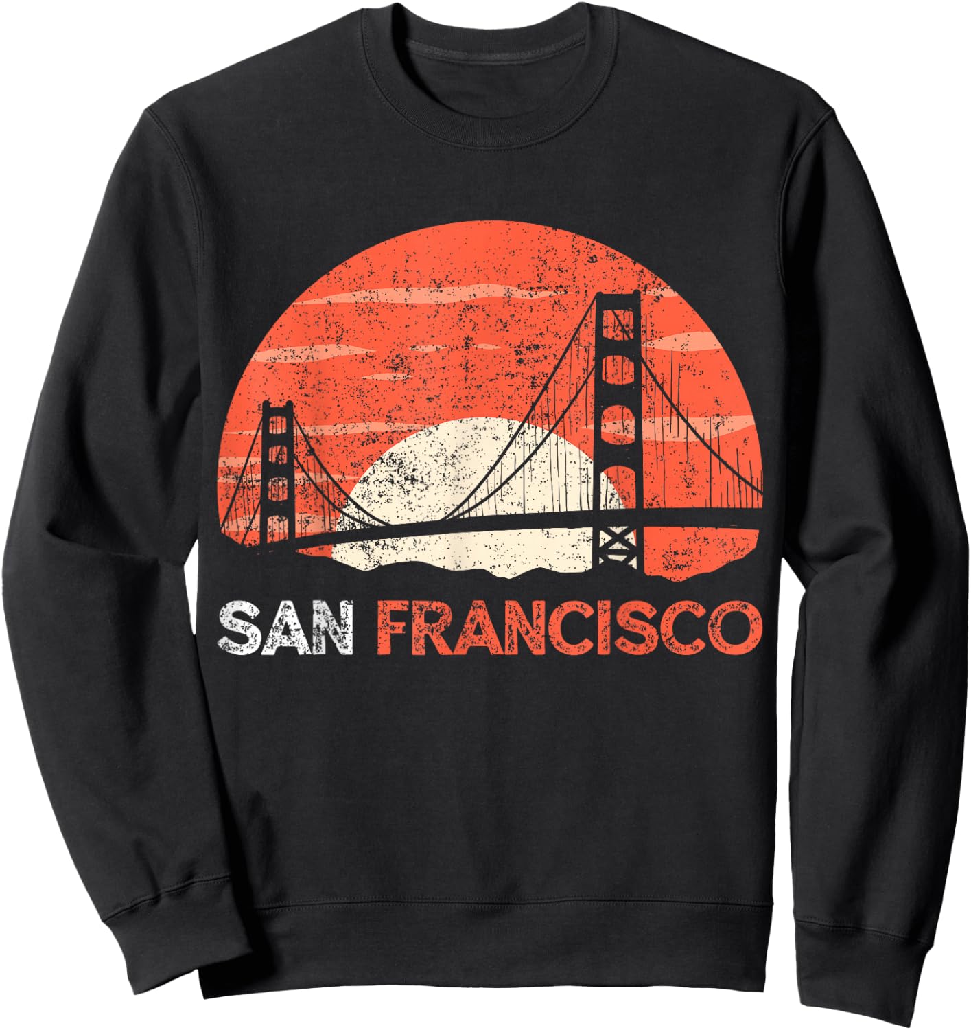 San Francisco California Golden Gate Bridge Small Sweatshirt - Sweatshirt | Black