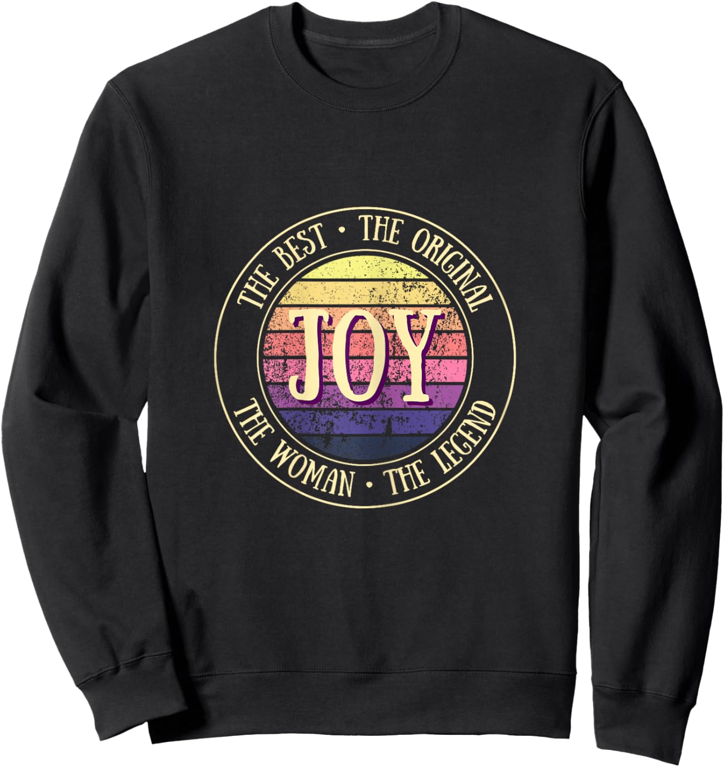 Joy Legend Vintage Gift Funny Name Gifts Sweatshirt - Sweatshirt | Black
