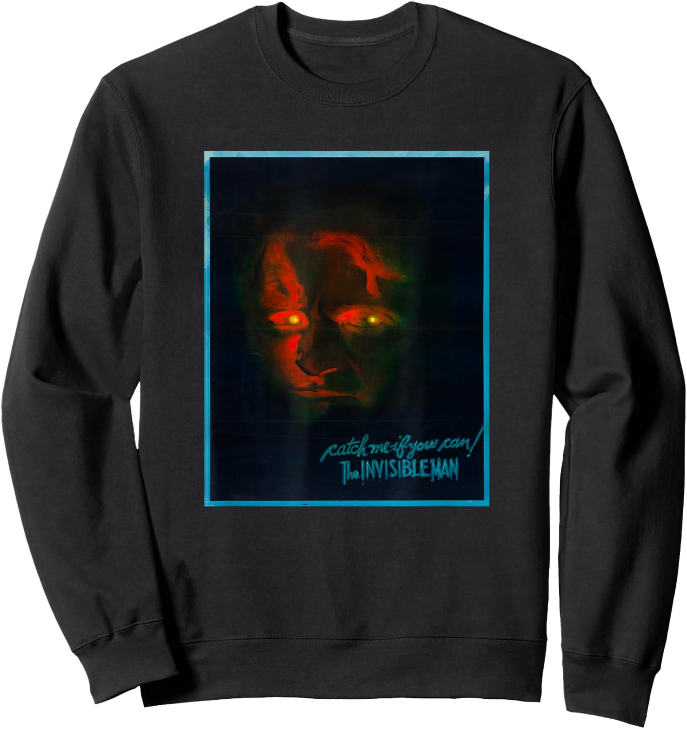 The Invisible Man H.G. Wells Cinema Poster Sweatshirt - Sweatshirt | Black