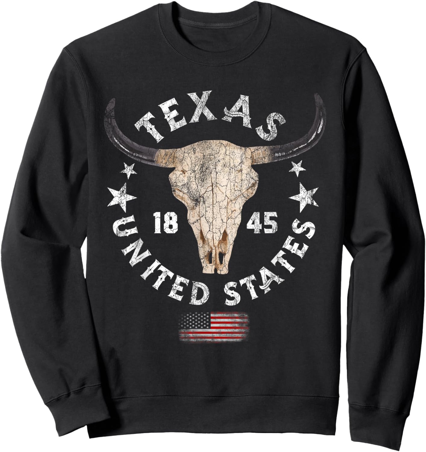 Texas - USA - Ferien, Urlaub, Reise nach Texas Sweatshirt - Sweatshirt | Black