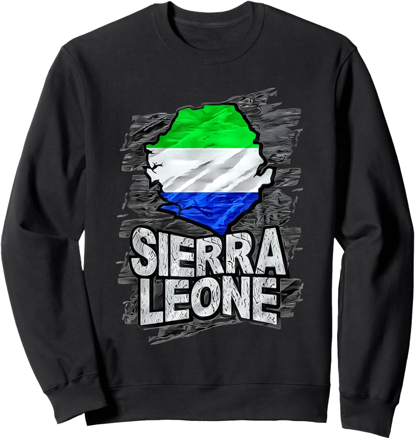 Sierra Leone Sweatshirt - Sweatshirt | Black