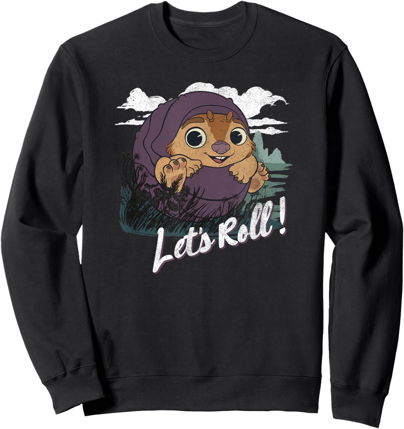 Disney Raya And The Last Dragon Tuk Tuk Let's Roll! Sweatshirt - Sweatshirt | Black