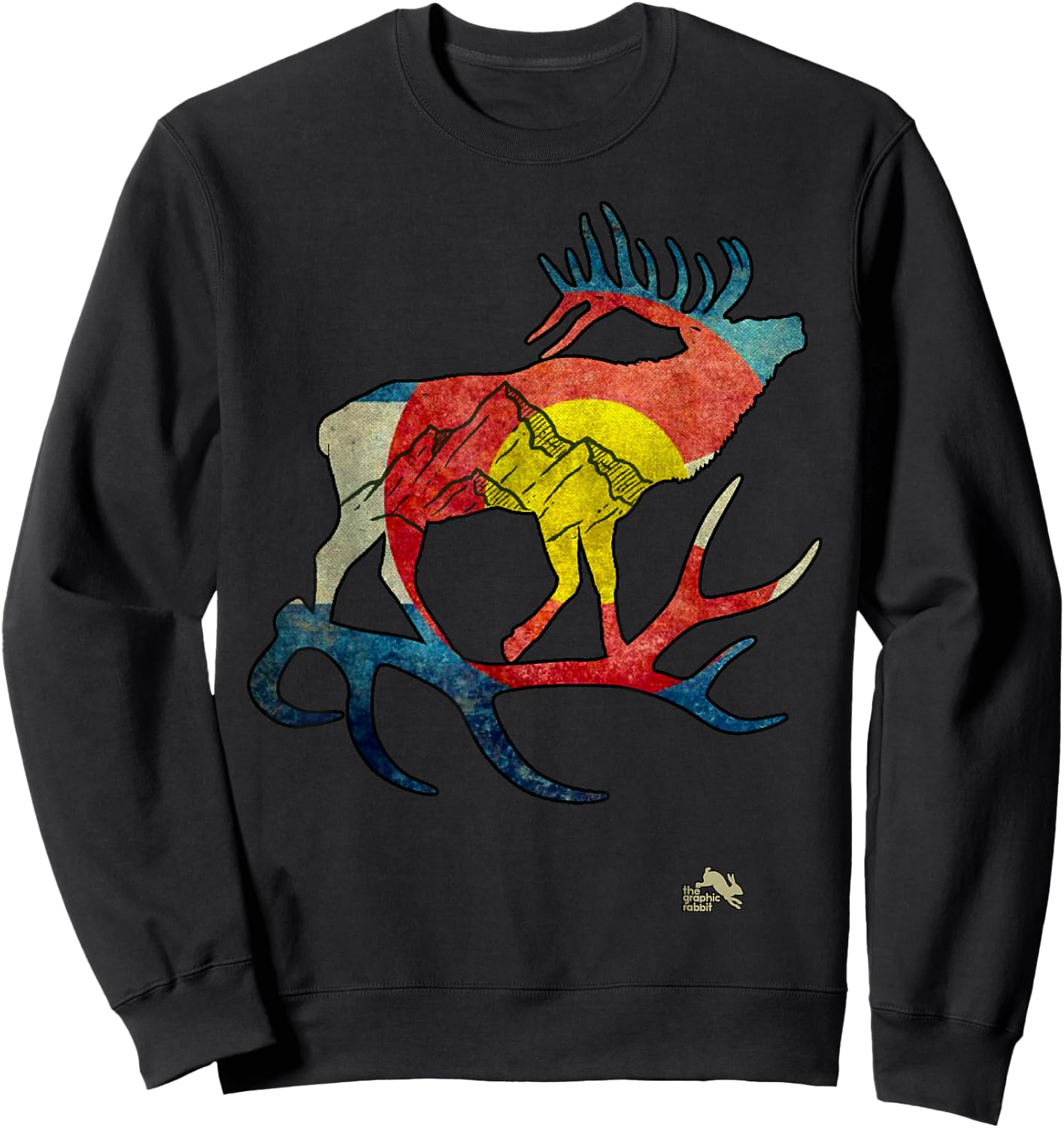 Colorado Elk Sweatshirt - Sweatshirt | Black
