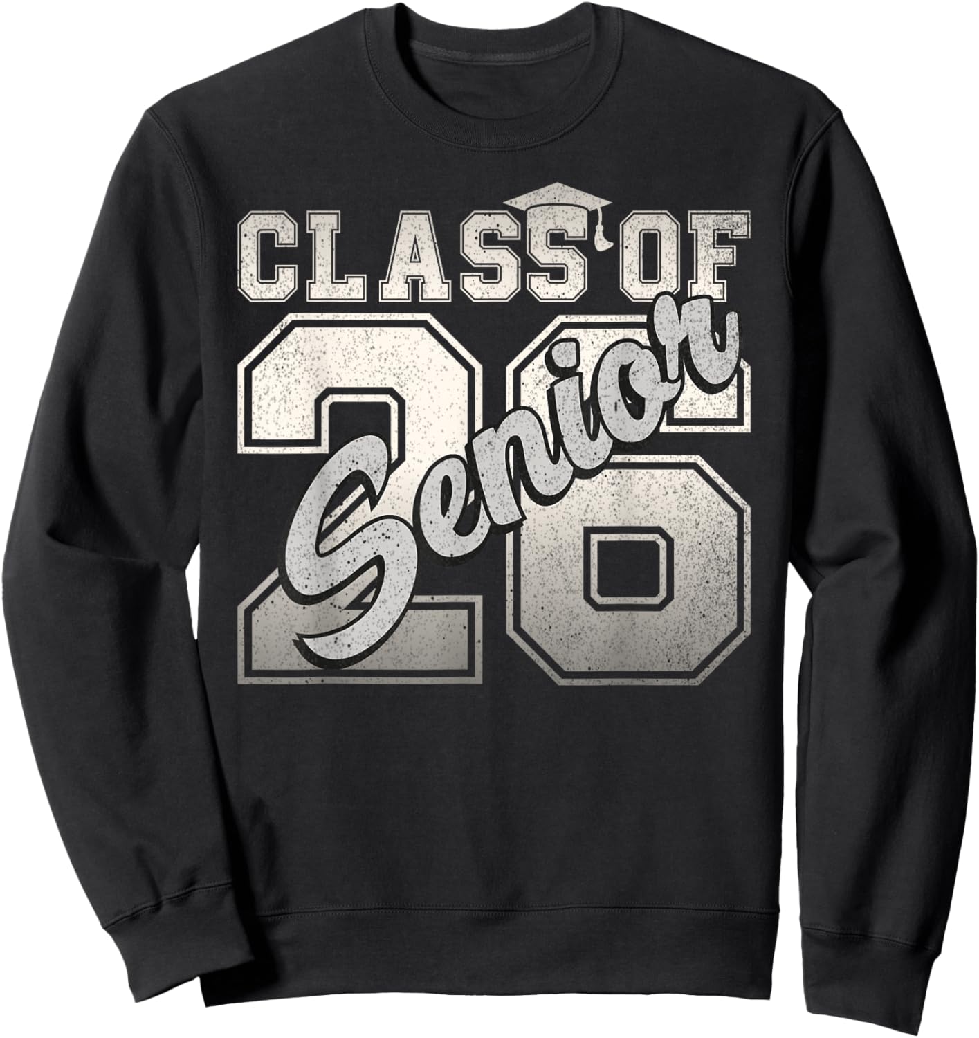 Senior 2026 Class Of 2026 Graduation Back To School 2026 Sweatshirt - Sweatshirt | Black
