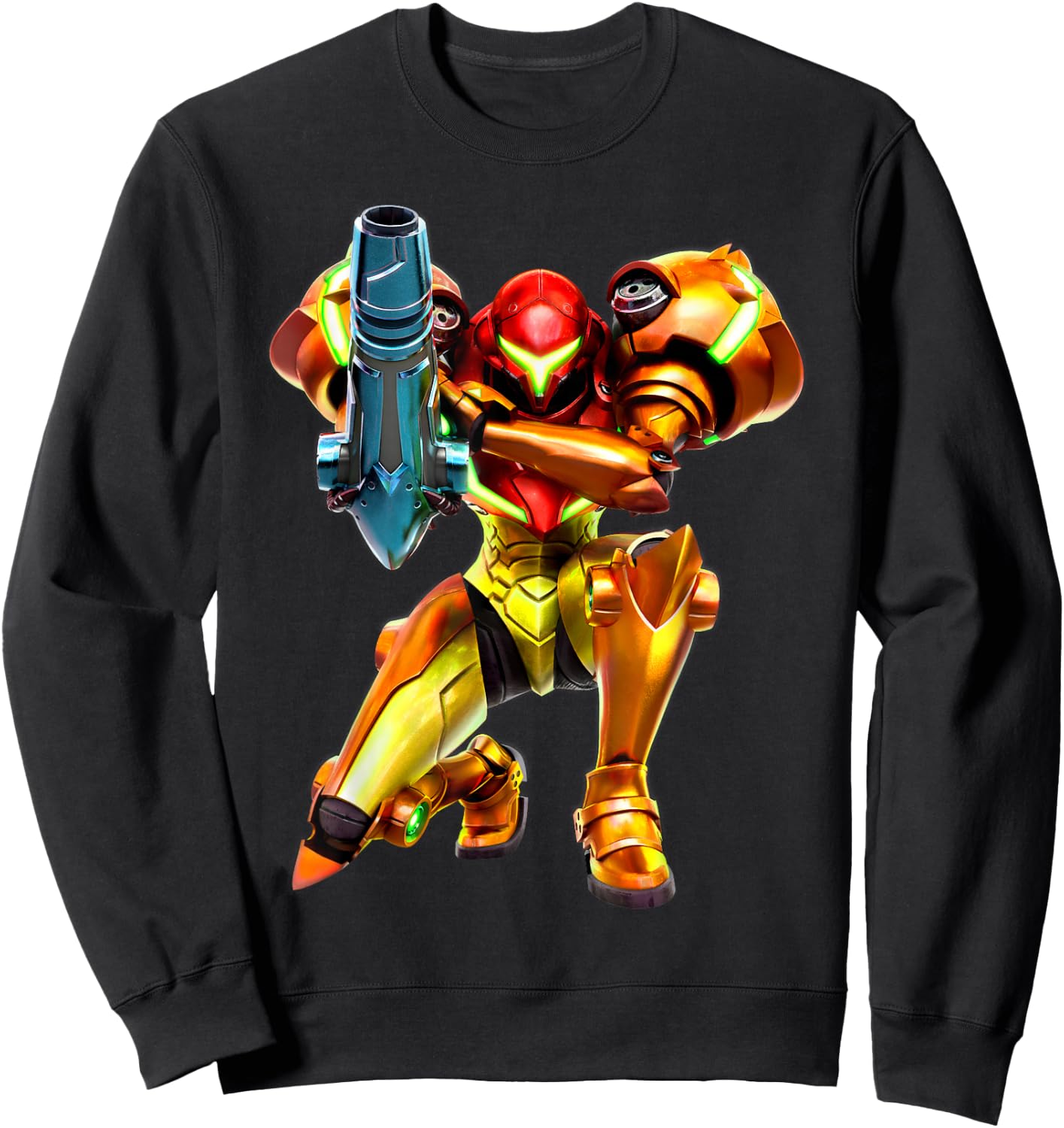 Metroid Samus Aran 3D Poster Sweatshirt - Sweatshirt | Black