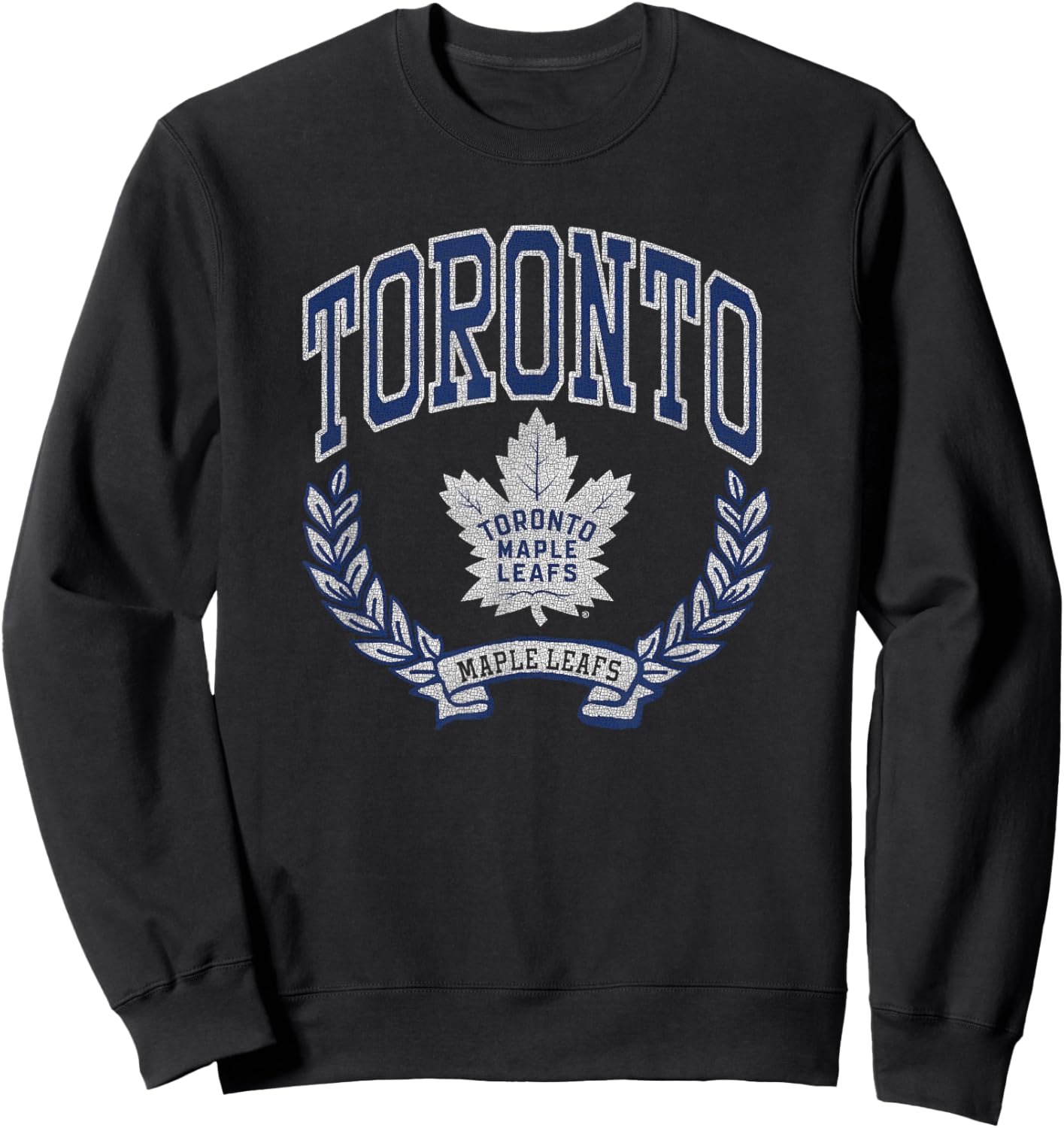 Toronto Maple Leafs Vintage Victory Officially Licensed Sweatshirt - Sweatshirt | Black