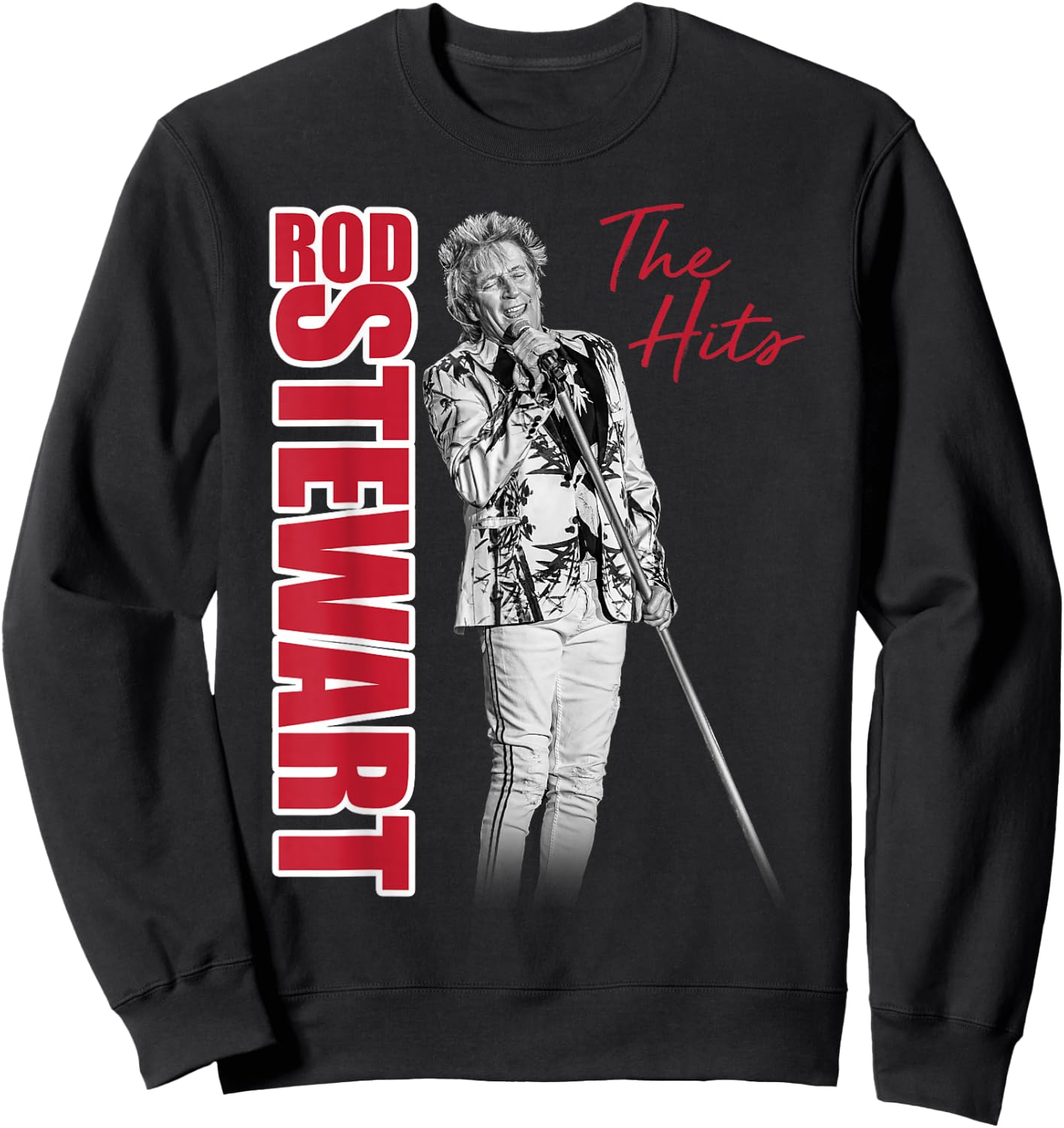 Rod Stewart Las Vegas Photo Sweatshirt - Sweatshirt | Black