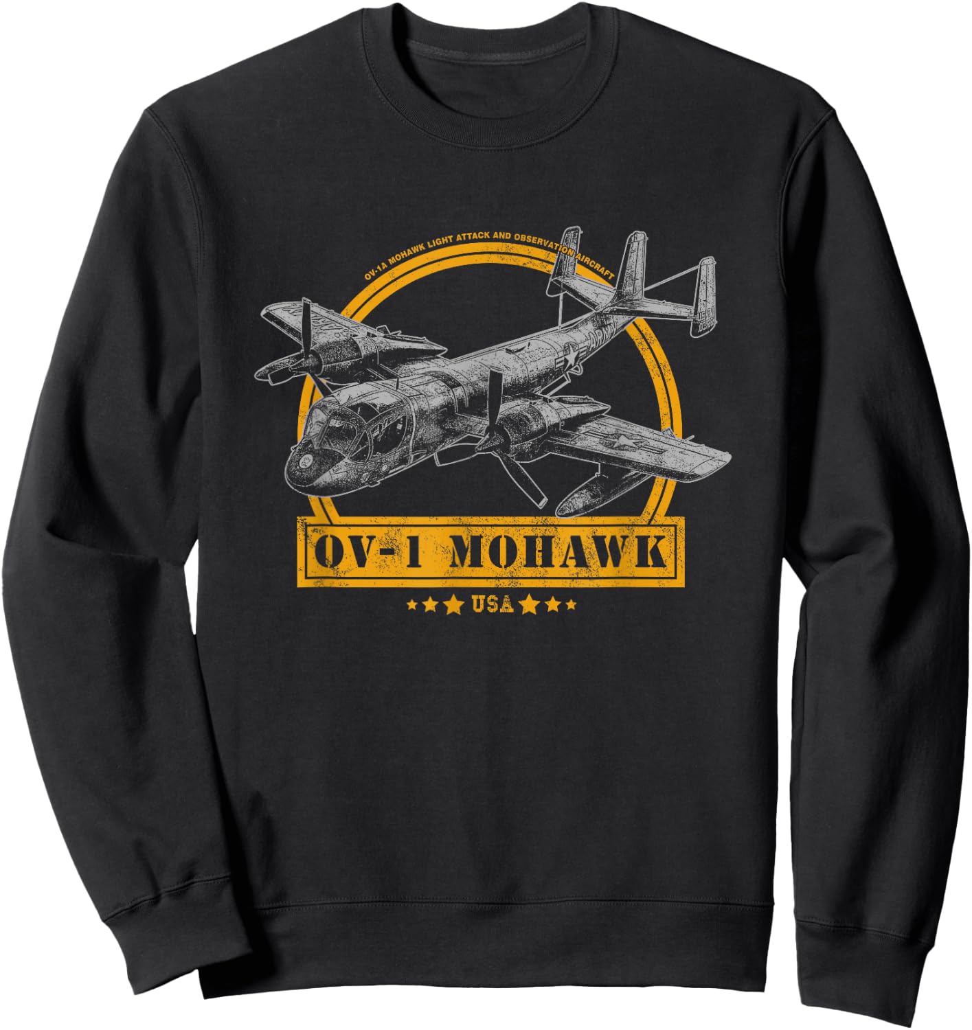 OV-1 Mohawk Sweatshirt - Sweatshirt | Black