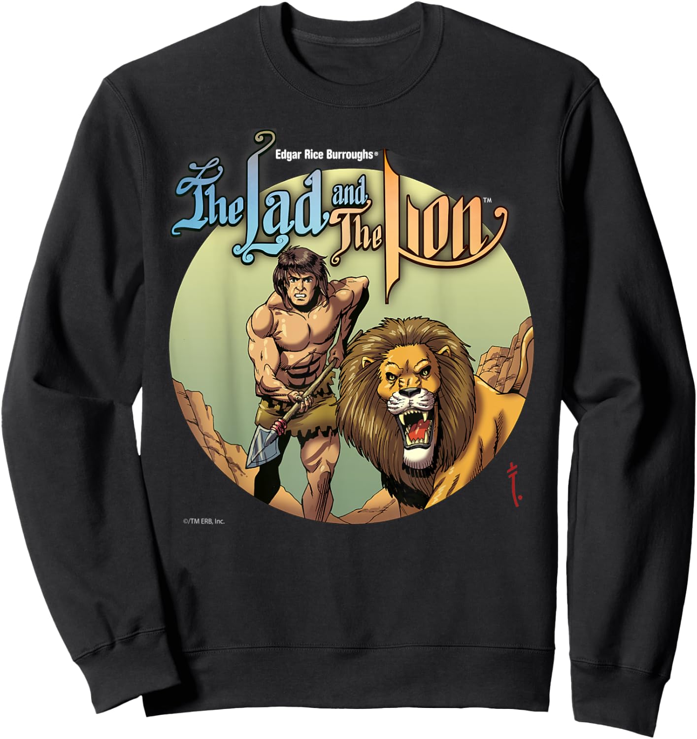 The Lad and the Lion Sweatshirt - Sweatshirt | Black