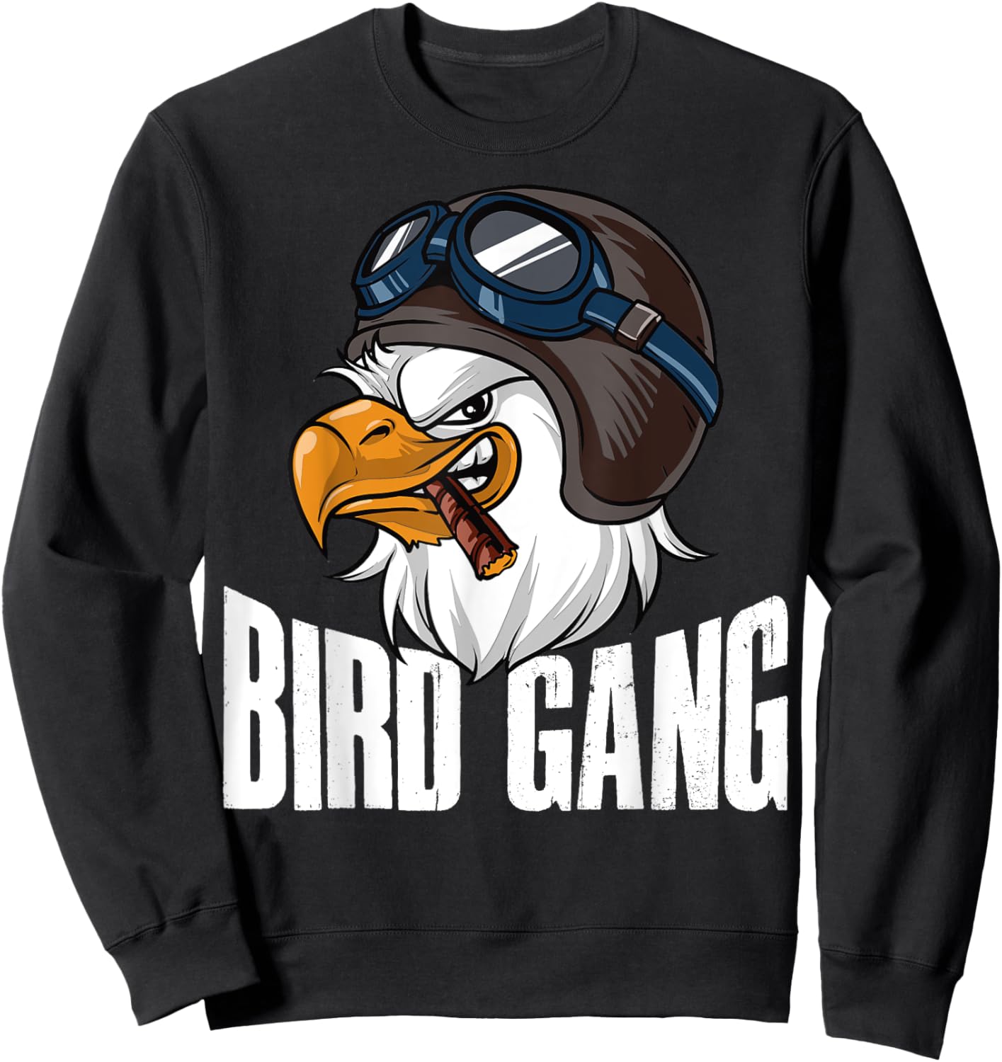 Bird Gang Sweatshirt - Sweatshirt | Black