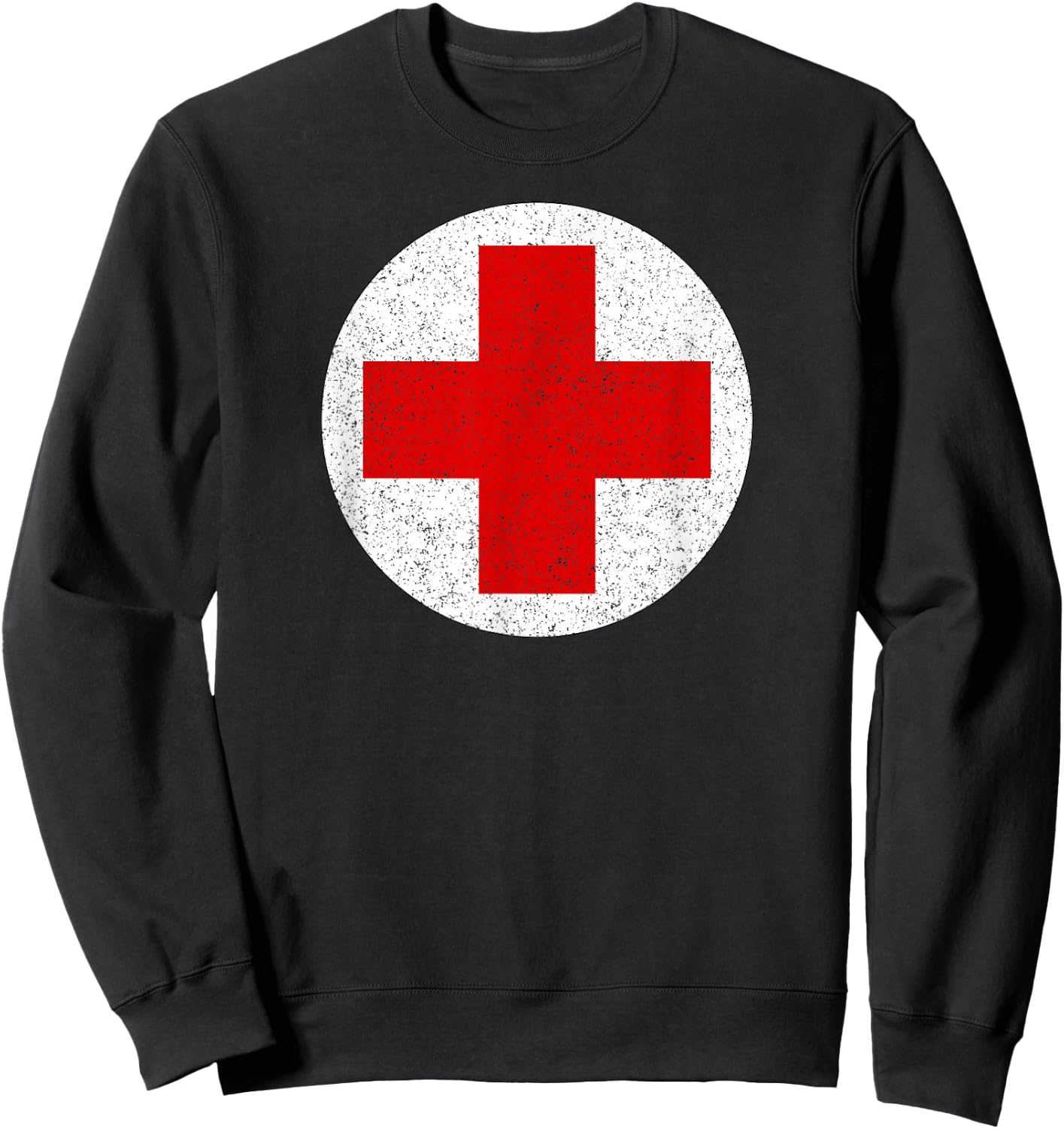 Classic Medic First AID Symbol Army Combat Medic Specialist Sweatshirt - Sweatshirt | Black